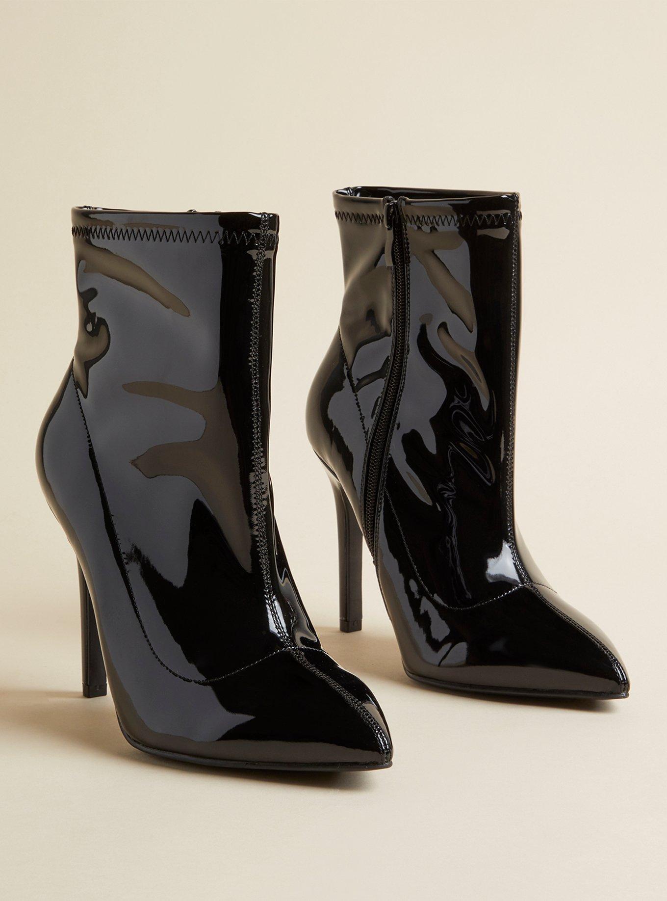 Torrid peep toe booties sales