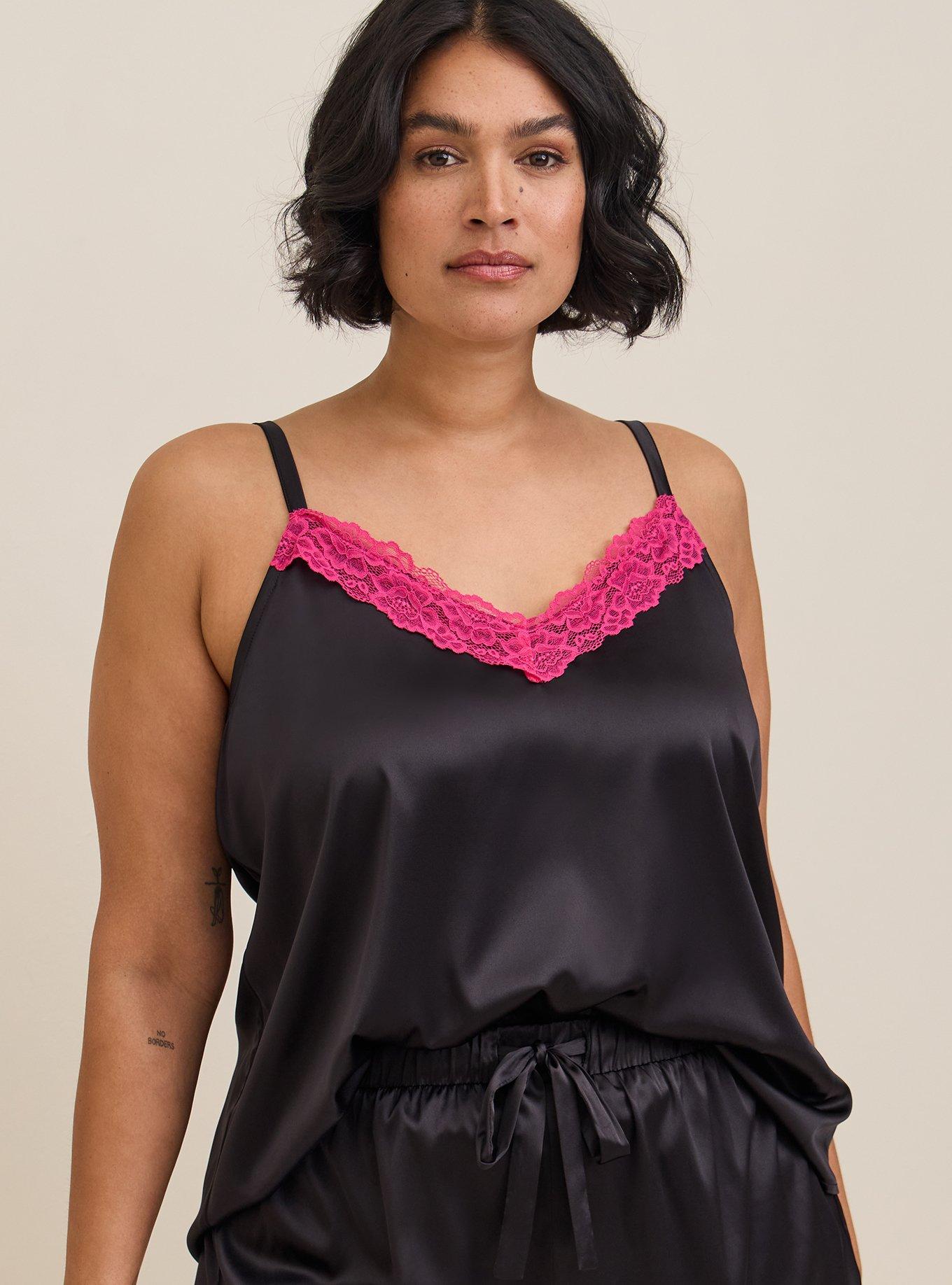 Plus Size - Dream Satin Lace Trim Sleeveless Sleep Cami - Torrid