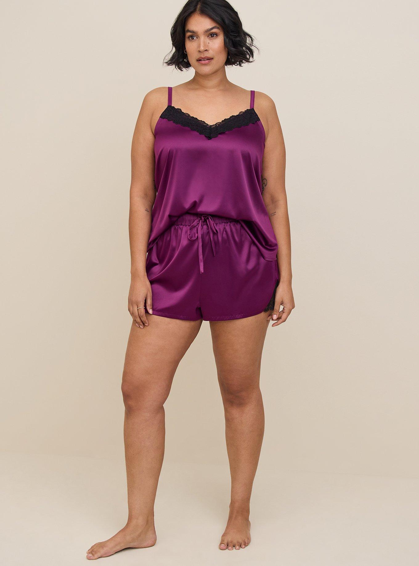 Plus Size - Dream Satin Lace Trim Sleeveless Sleep Cami - Torrid