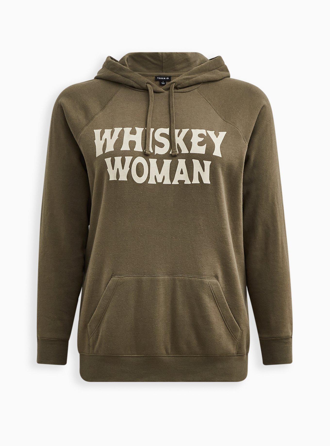 Plus Size Whiskey Woman Everyday Fleece Hooded Sweatshirt Torrid