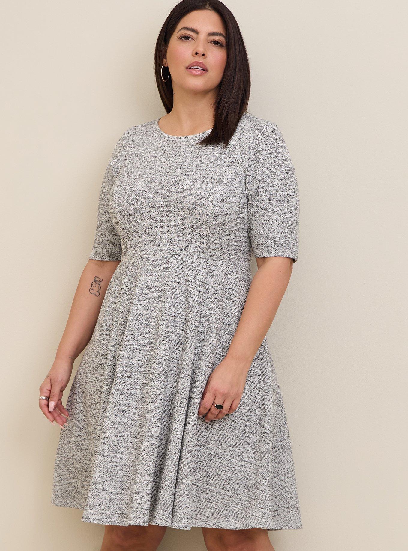 Torrid store gray dress