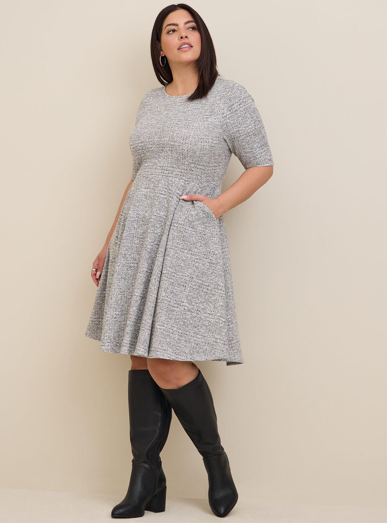 Torrid store gray dress