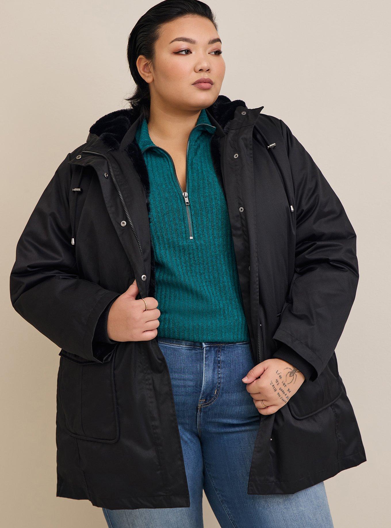 Plus Size 3 In 1 Parka Puffer Torrid