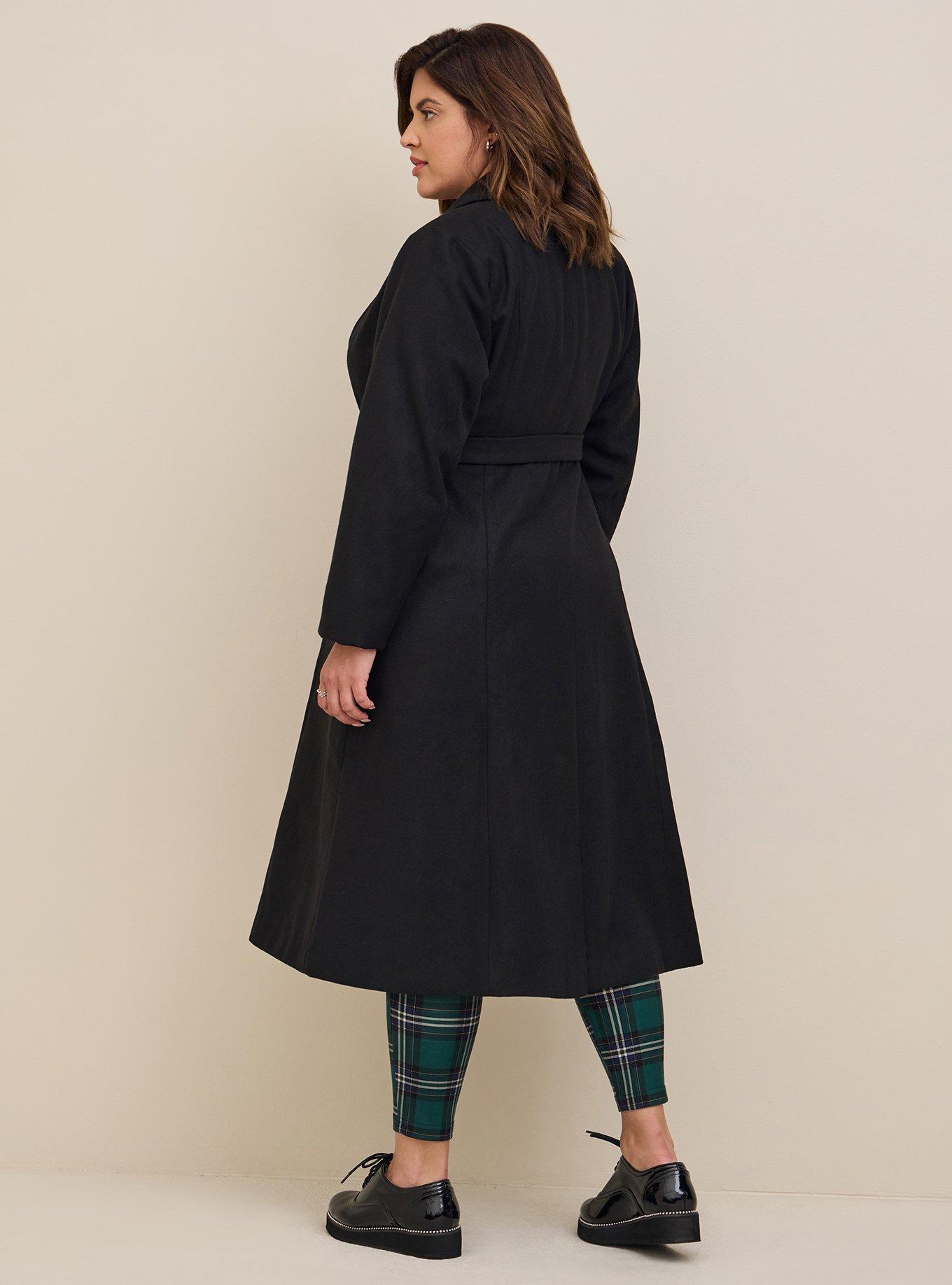 Plus Size Wool Trench Coat Torrid