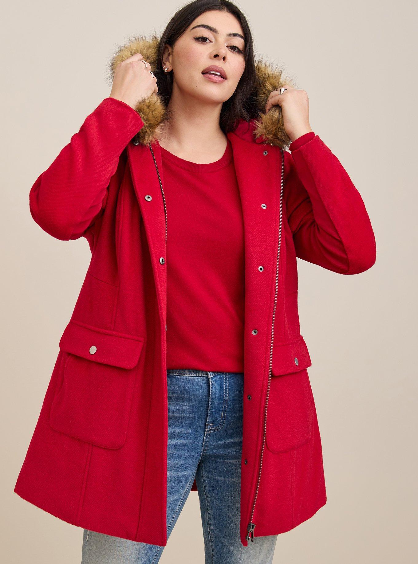 Torrid red sales coat