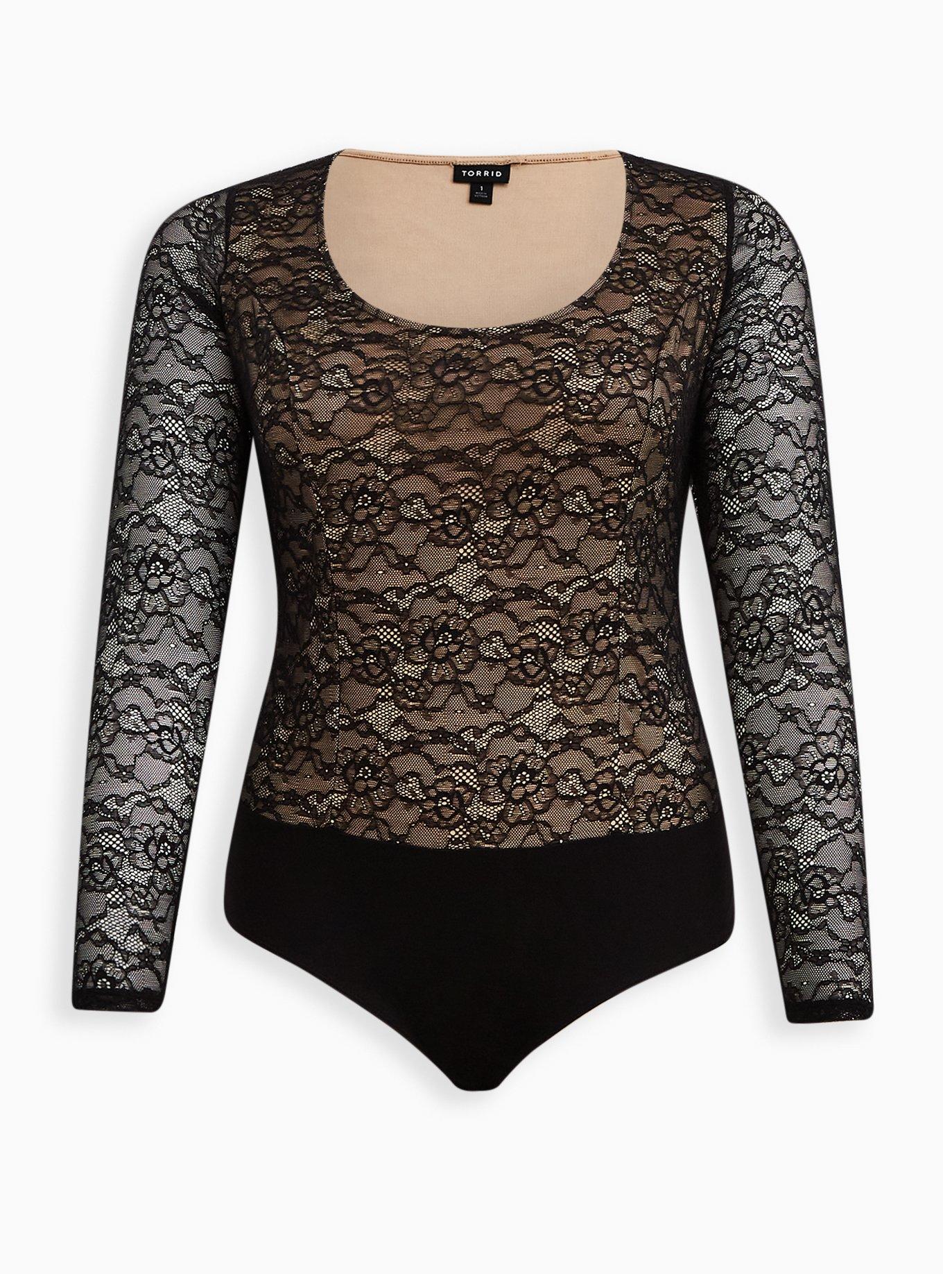 Plus Size Stretch Lace Bodysuit Torrid