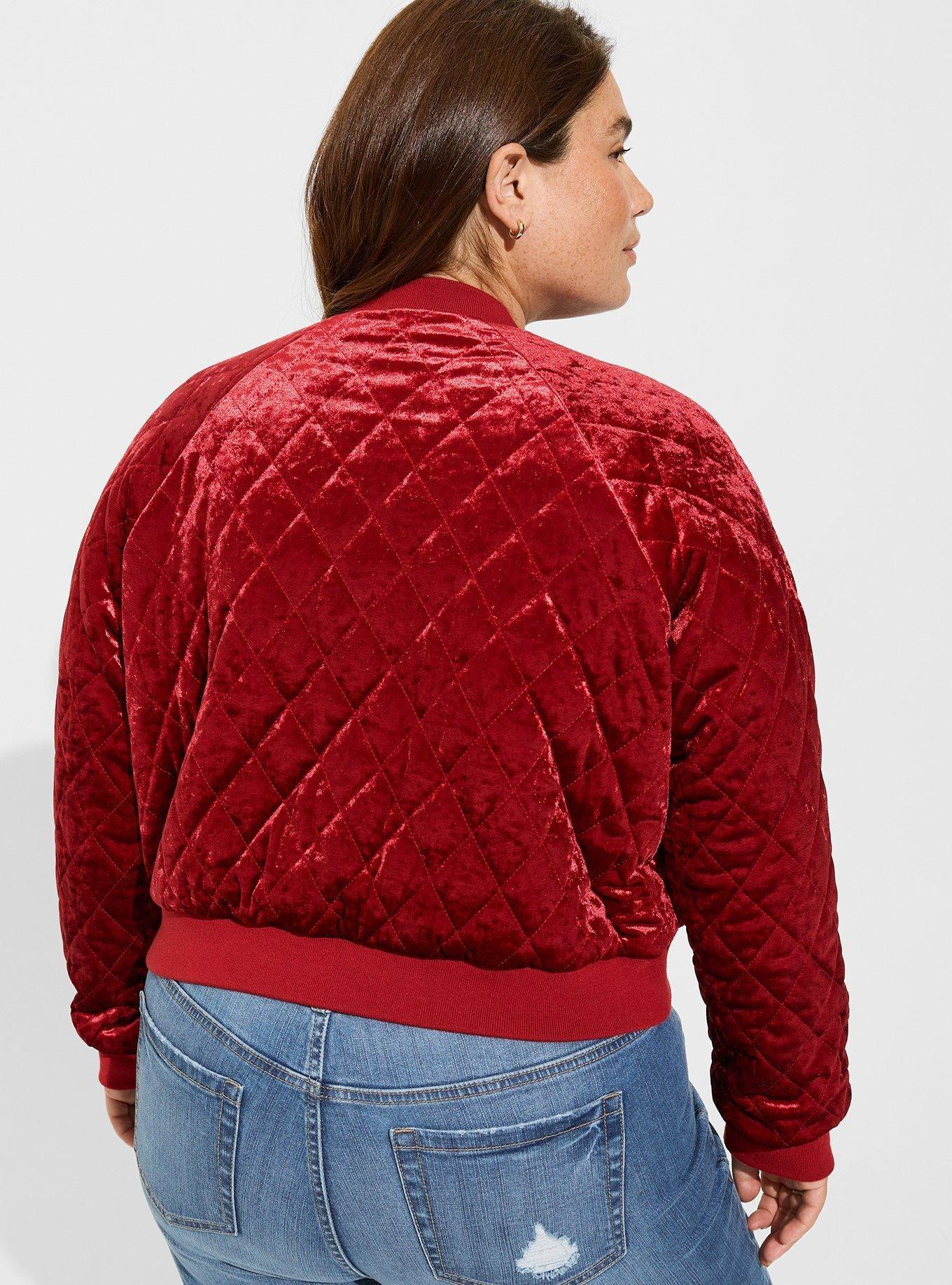 Velvet Quilted Bomber