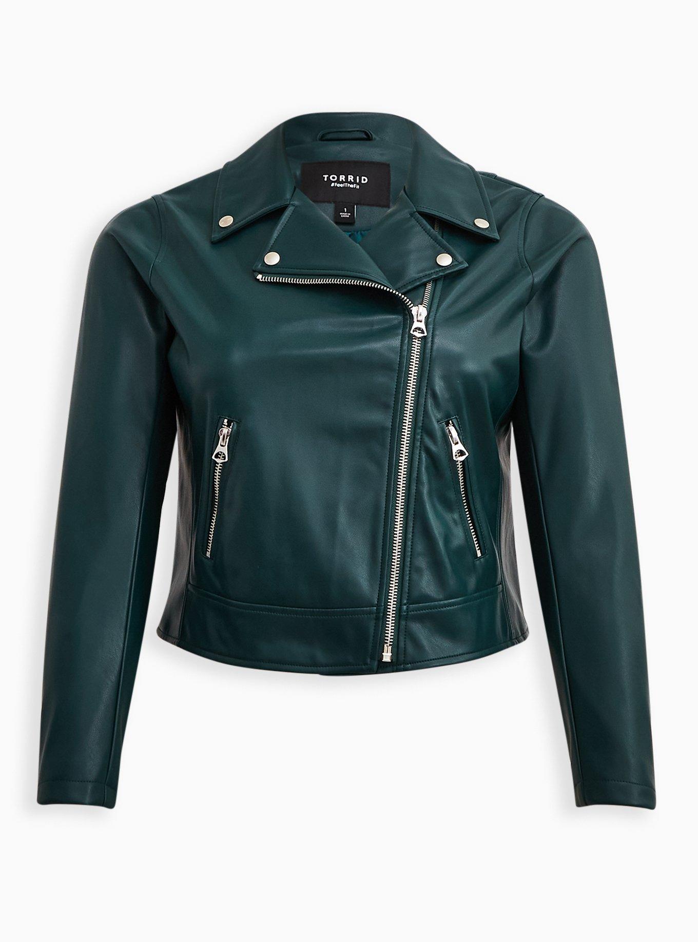 Plus Size - Faux Leather Moto Jacket - Torrid