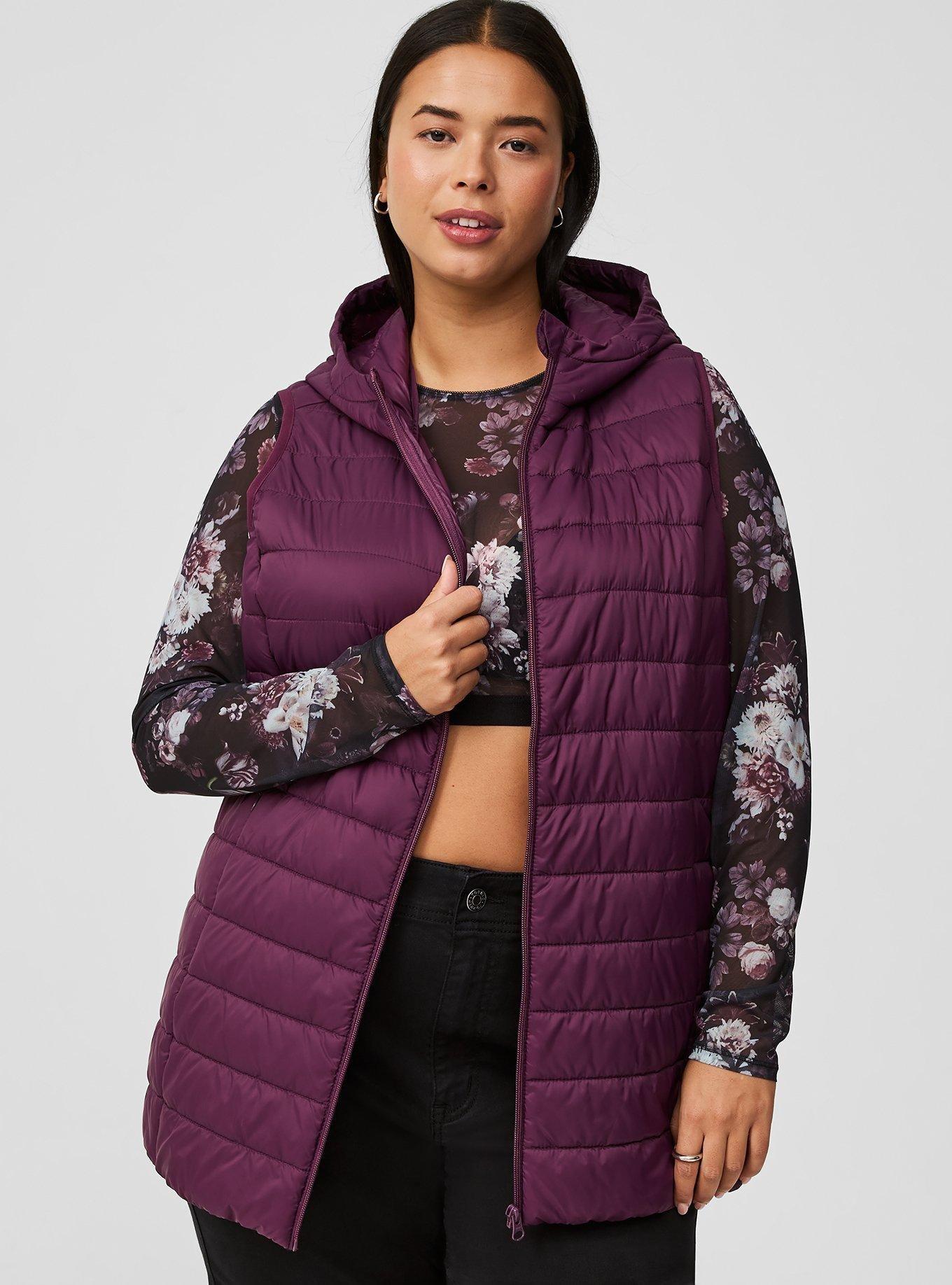 Plus size packable down vest hotsell