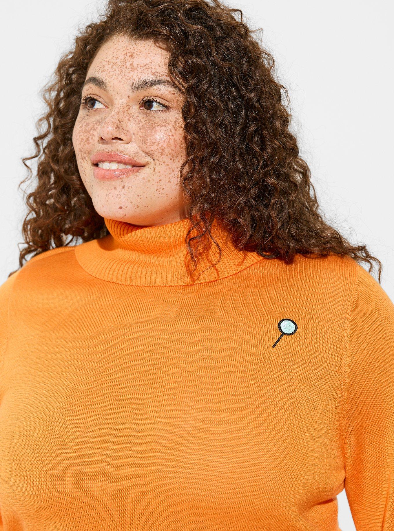 Orange sweater store velma