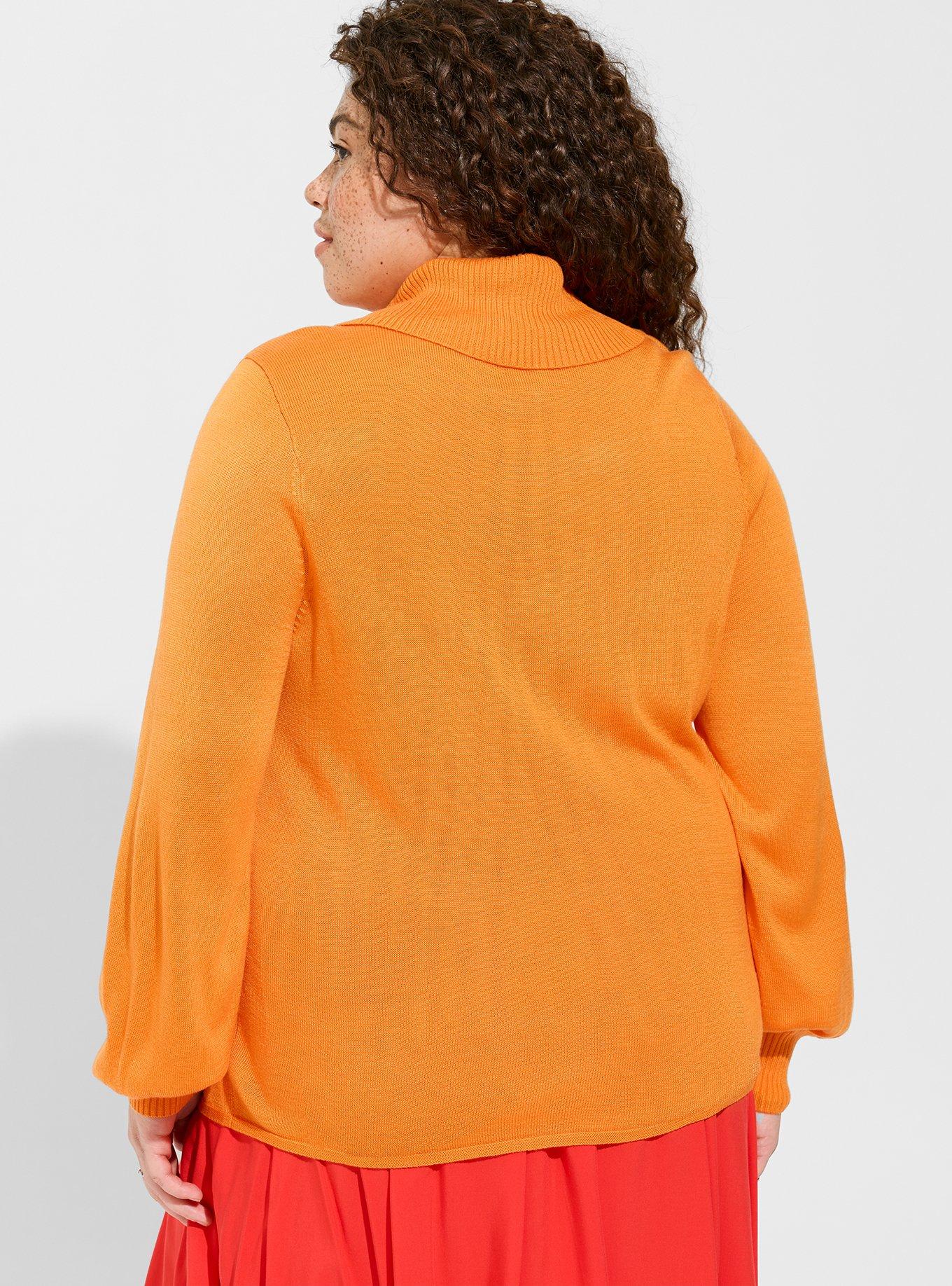 Orange velma clearance sweater