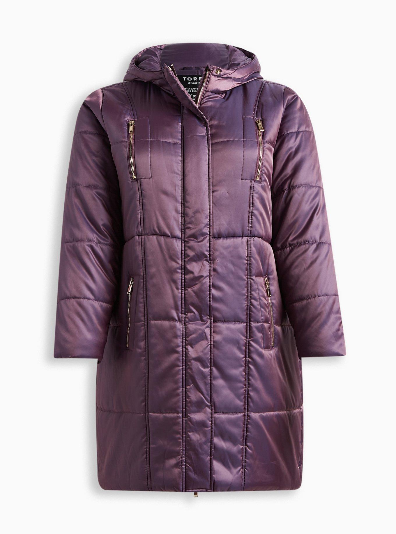 TORRID Purple Anorak Jacket Size deals 0