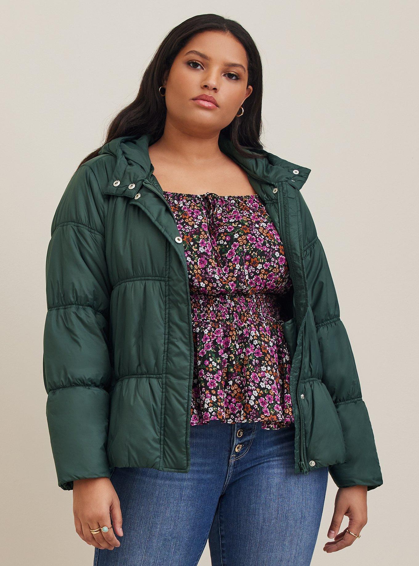 Torrid on sale green jacket