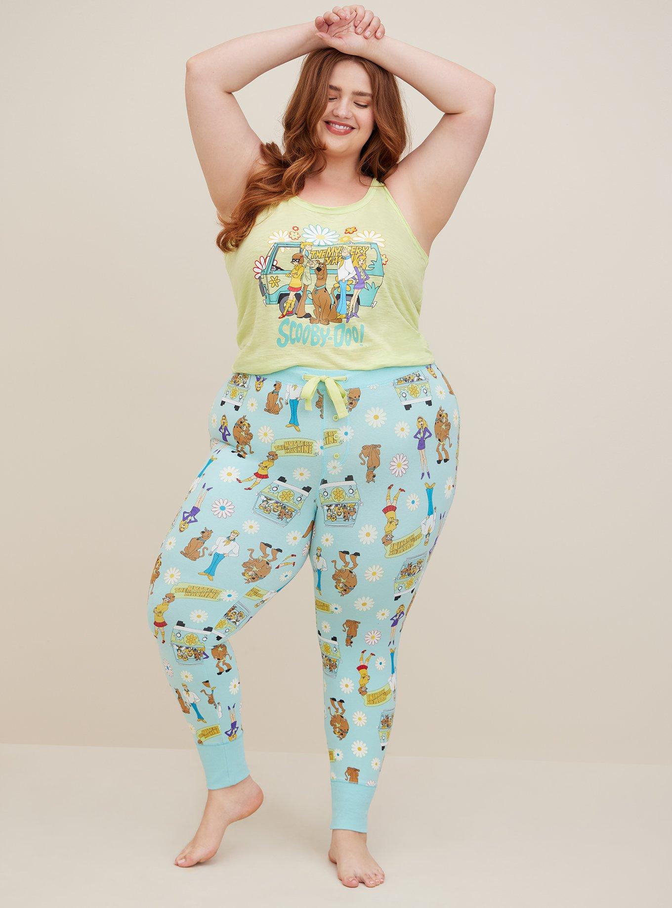 Plus Size - Scooby Doo Scooby-Gang Cotton Sleep Leggings - Torrid