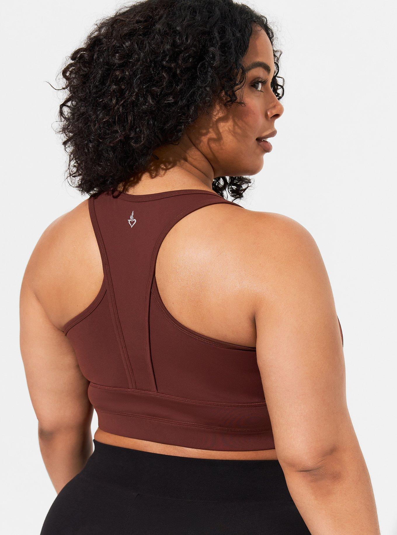 Plus Size - Low-Impact Wireless Longline Active Sports Bra - Torrid