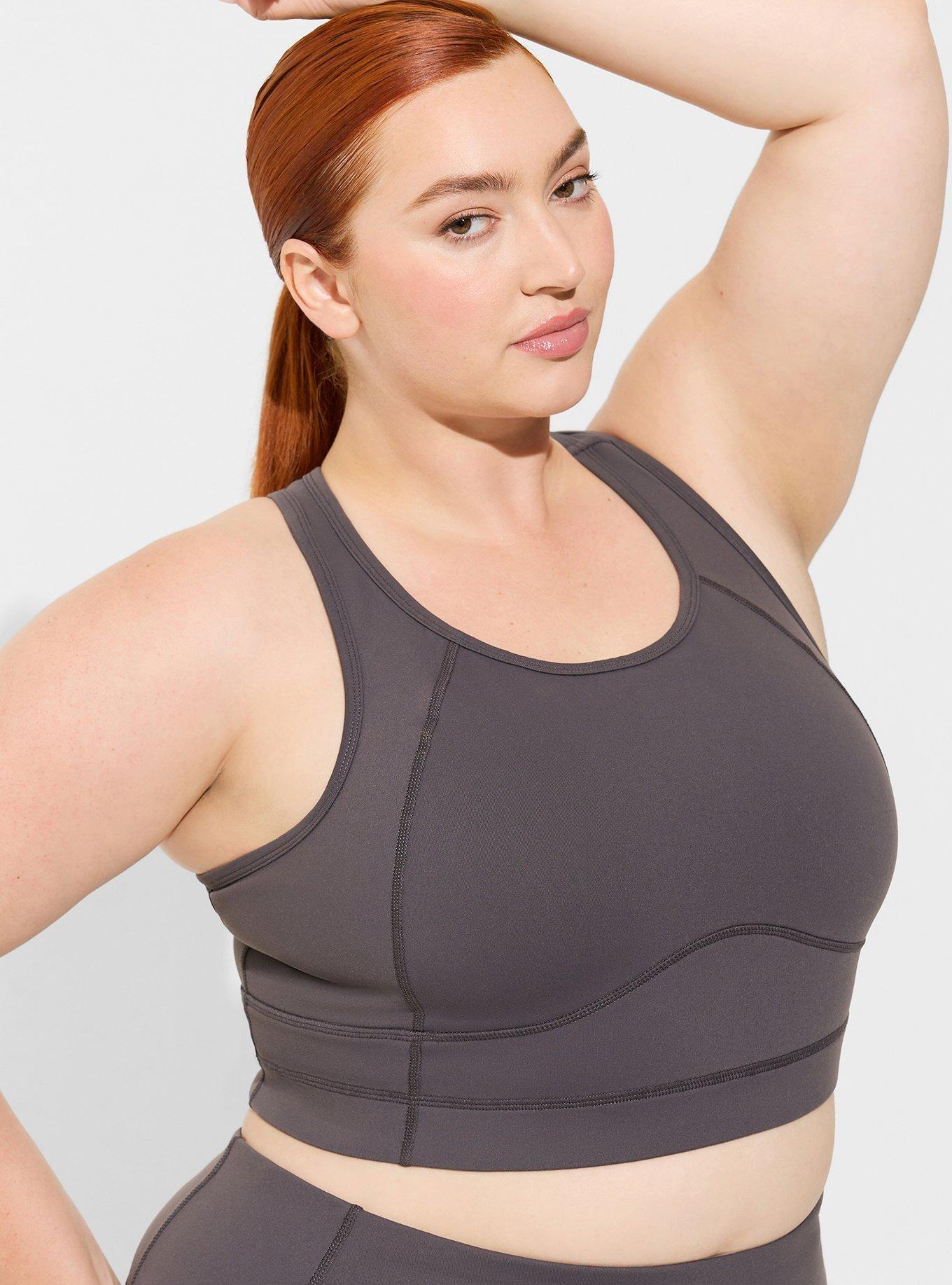 TORRID Low-Impact Wireless Longline Active Sports Bra at discount