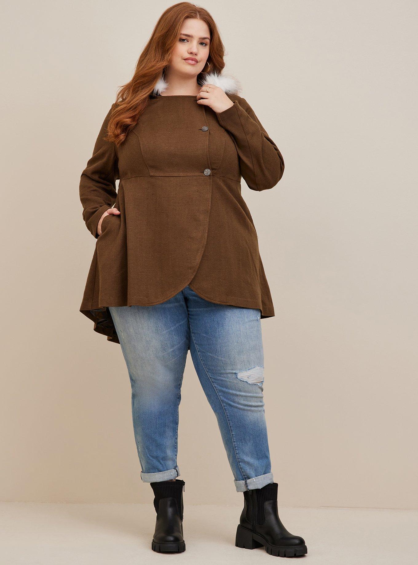 Torrid outlander blue clearance coat