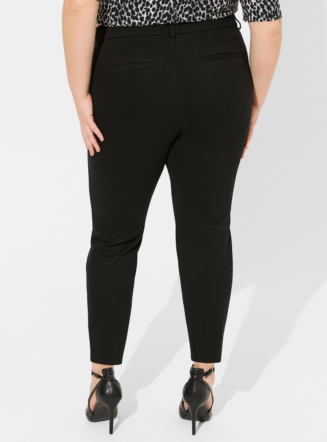 Plus Size - Comfort Flex Waistband Slim Taper Studio Luxe Ponte High-Rise  Pant - Torrid