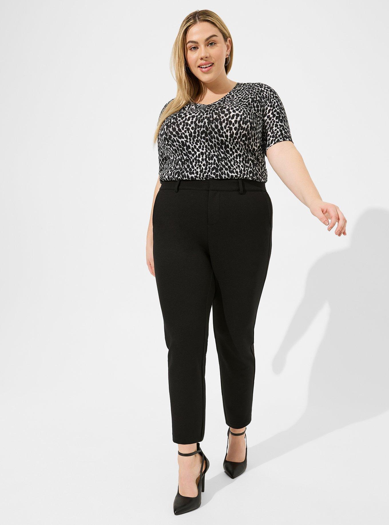 Plus Size - Slim Taper Luxe Ponte Pant - Torrid