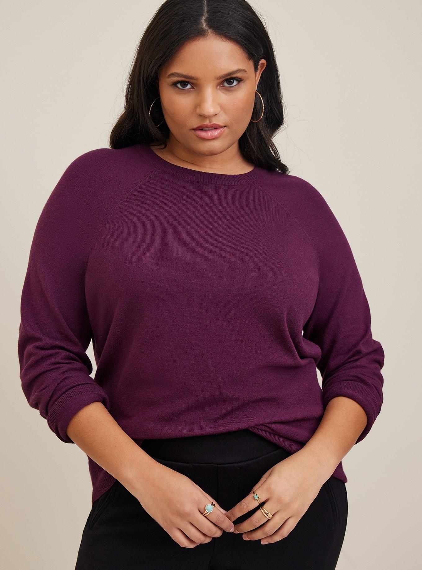 Plus Size - Everyday Soft Pullover Crew Sweater - Torrid