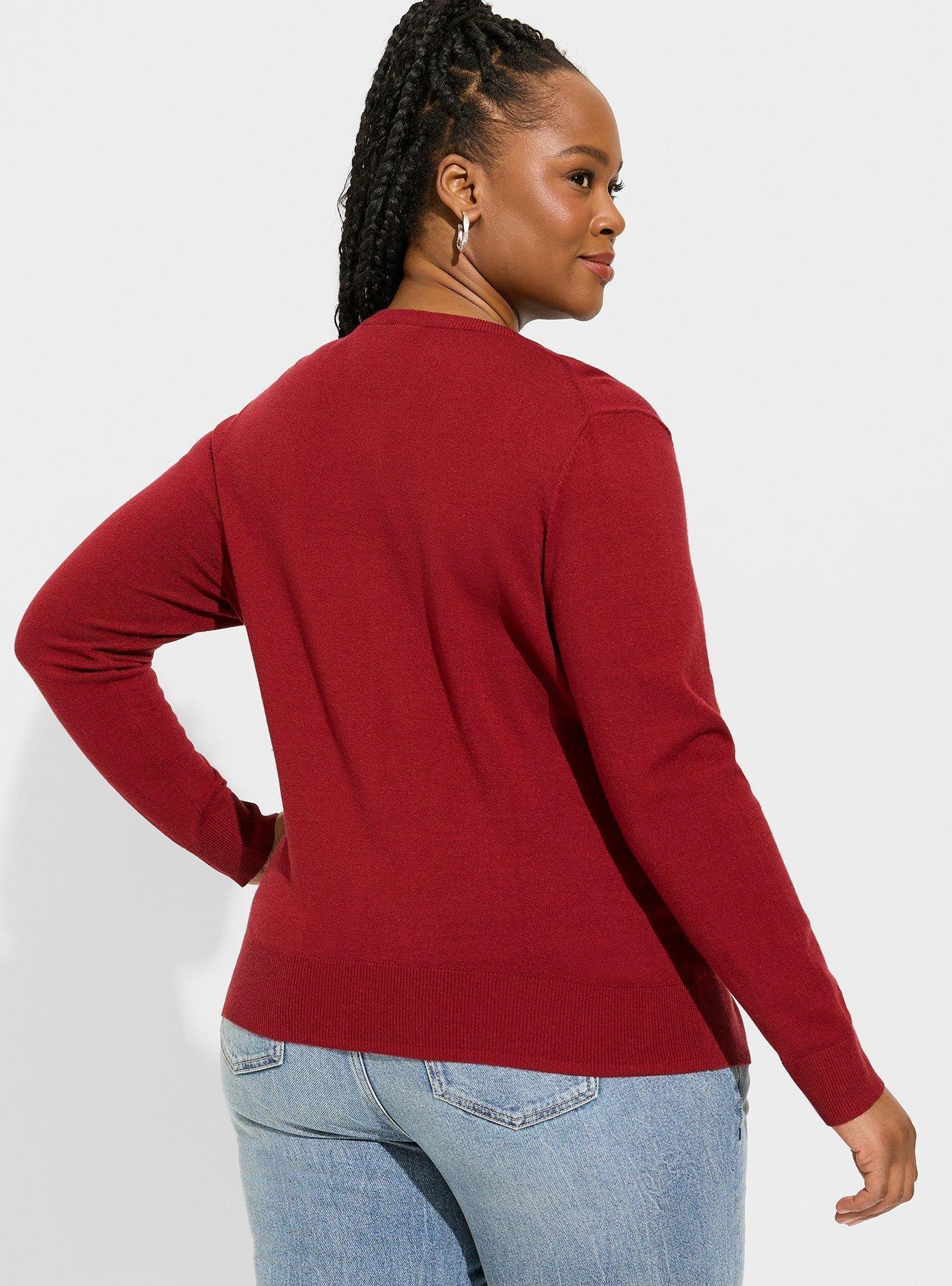 Plus Size - Everyday Soft Cardigan Crew Sweater - Torrid