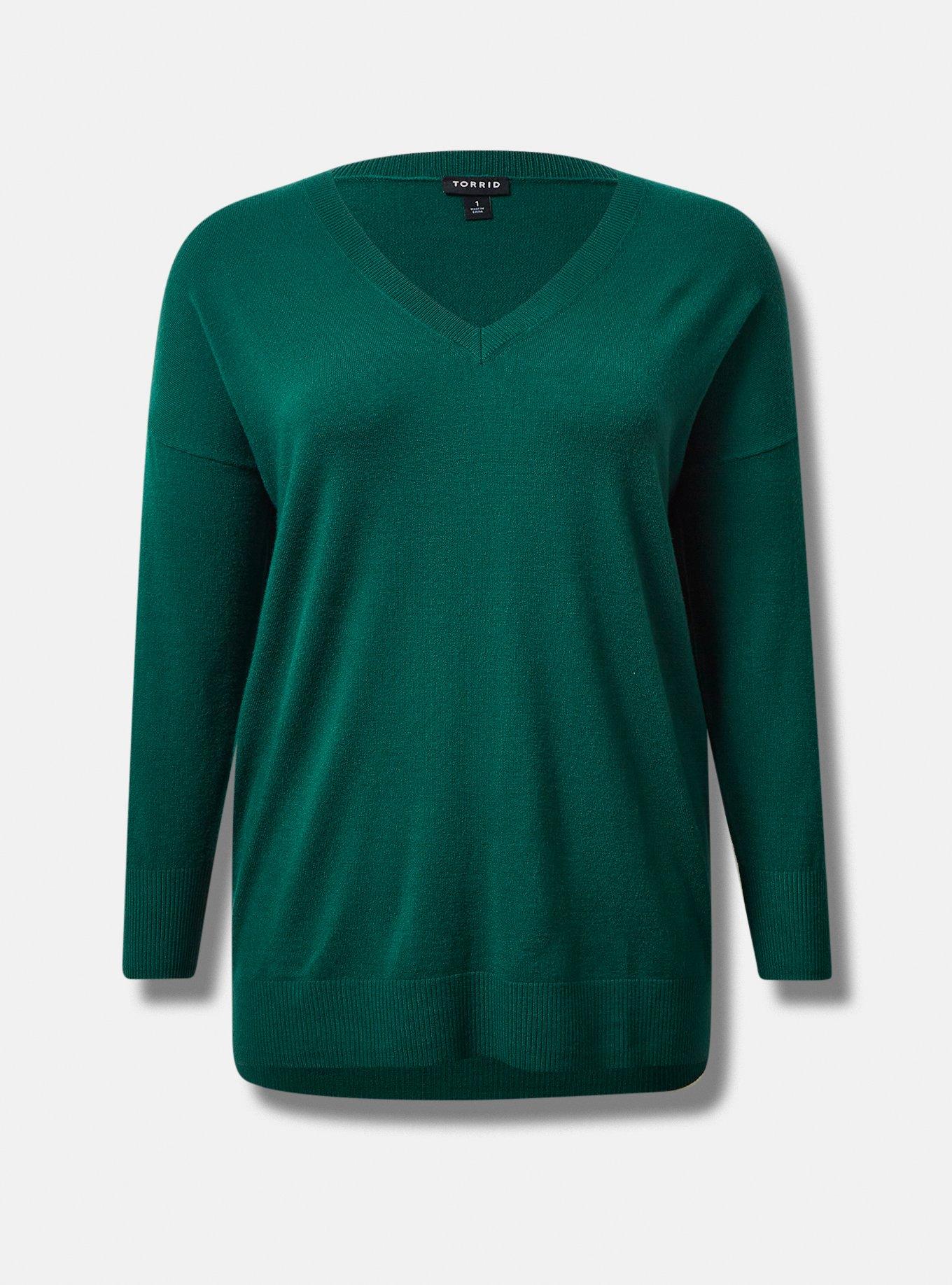 Plus Size - Everyday Soft Pullover Tunic Crew Sweater - Torrid