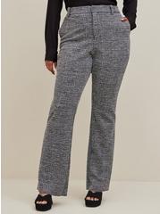 Comfort Flex Waistband Trouser Boot Studio Double Knit High-Rise Pant, GREY, alternate