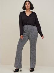 Comfort Flex Waistband Trouser Boot Studio Double Knit High-Rise Pant, GREY, hi-res