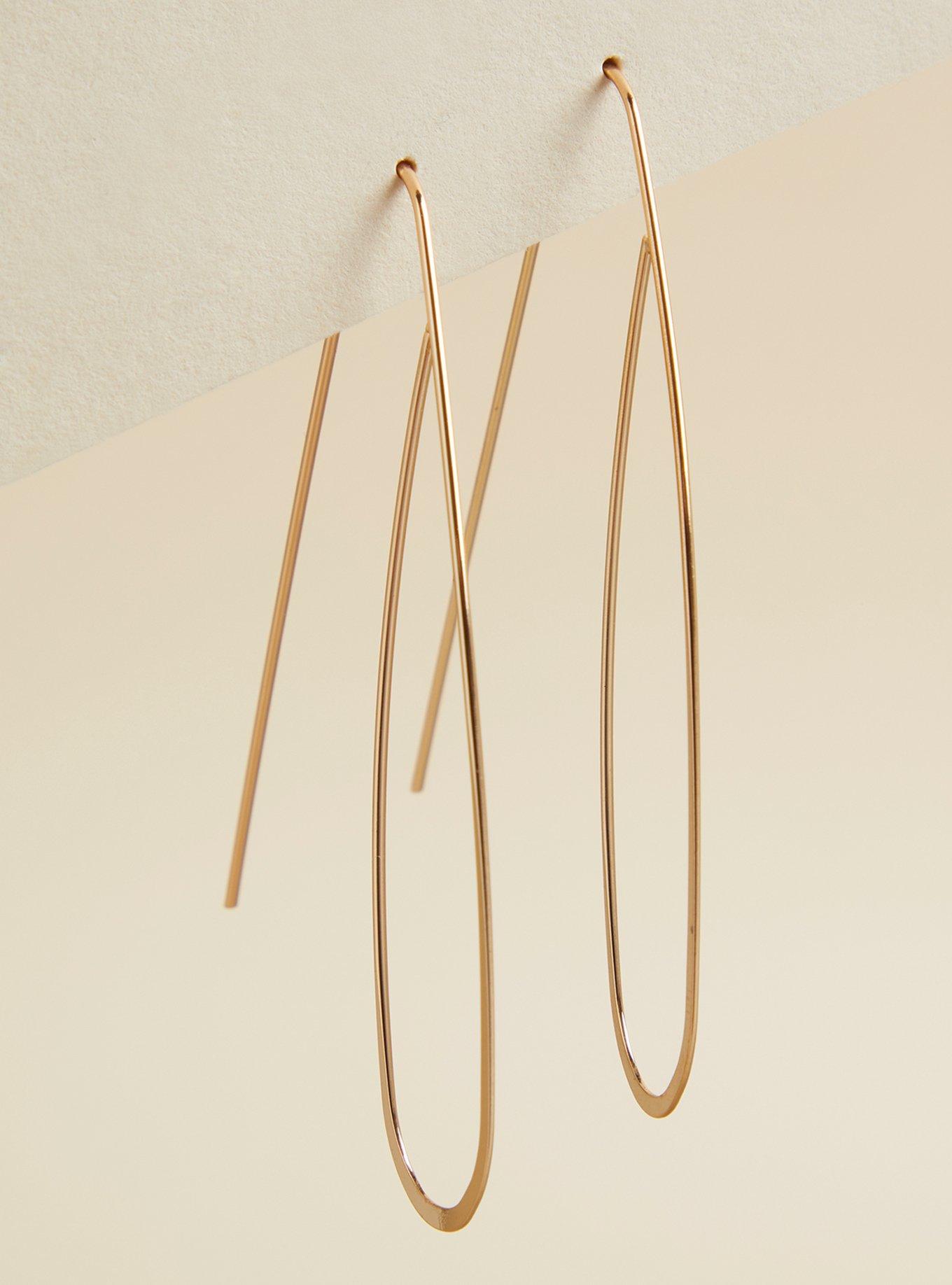 Plus Size Stone Linear Earring Set Torrid