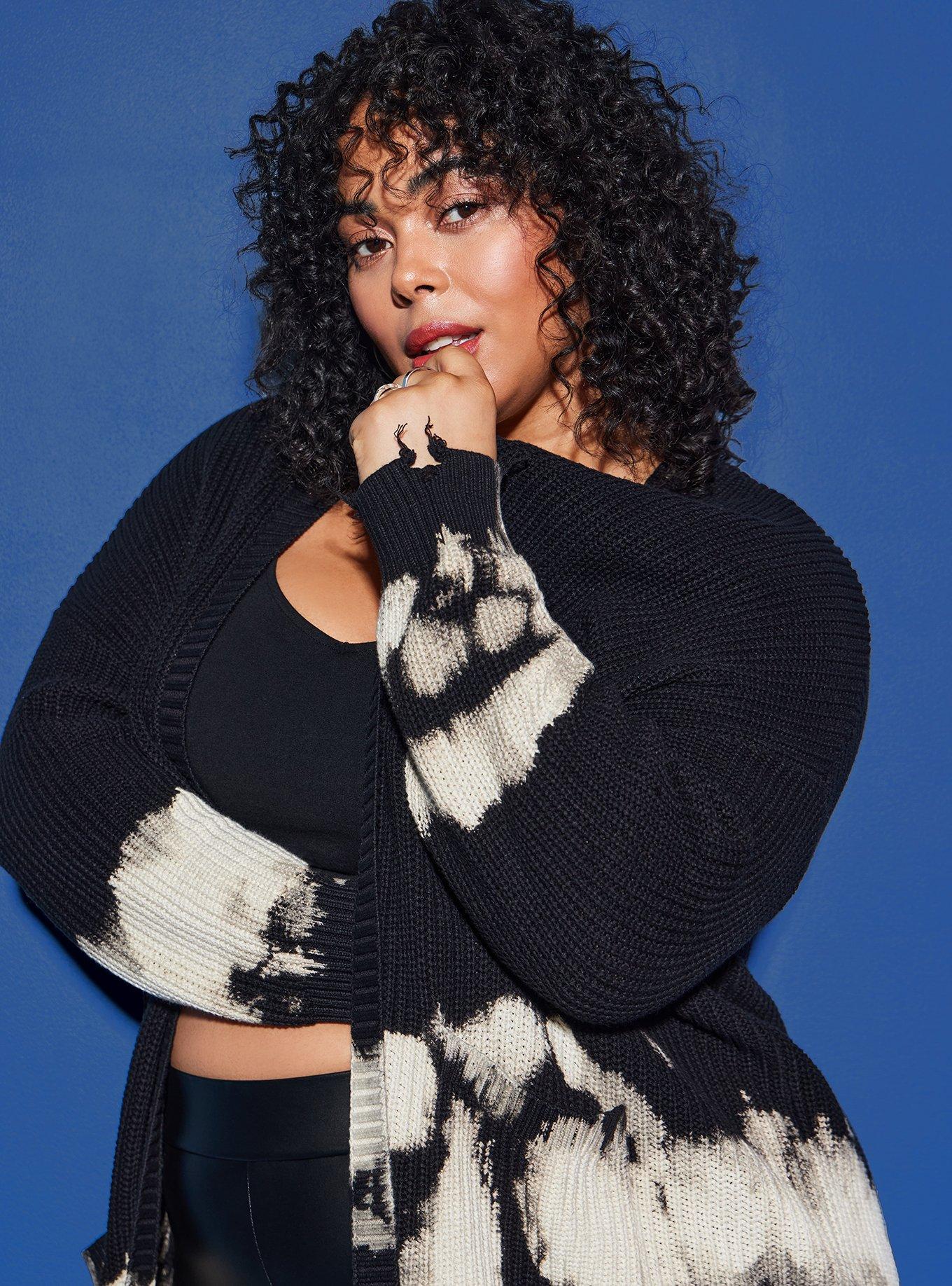 Plus Size - LoveSick Cotton Open Front Cardigan - Torrid