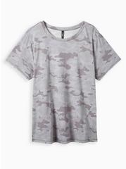 Cotton Modal Short Sleeve Lounge Tee, OTHER PRINTS, hi-res