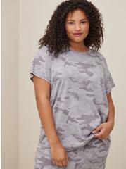 Plus Size Cotton Modal Short Sleeve Lounge Tee, OTHER PRINTS, hi-res