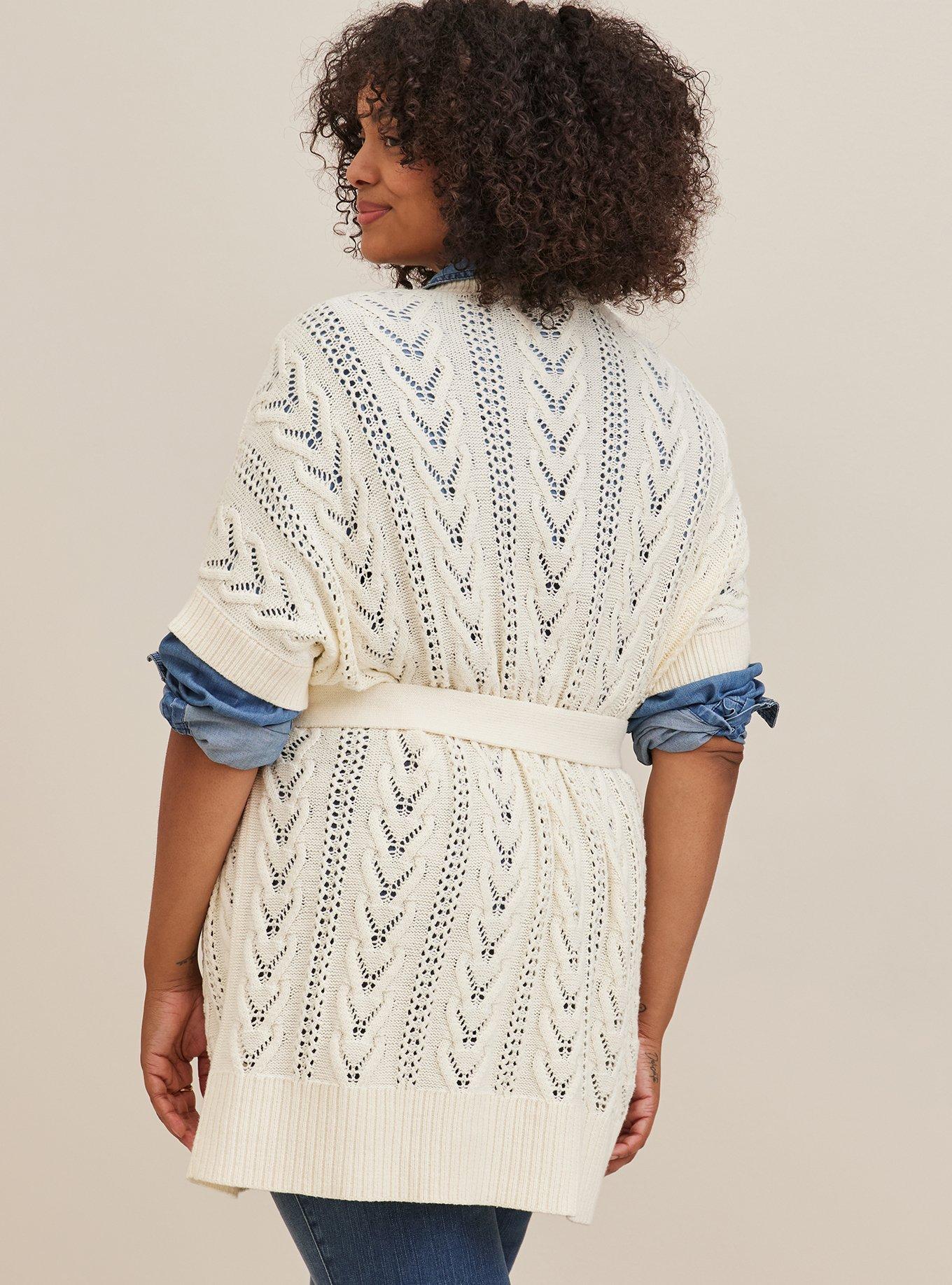 Cotton Vest Dolman Sweater