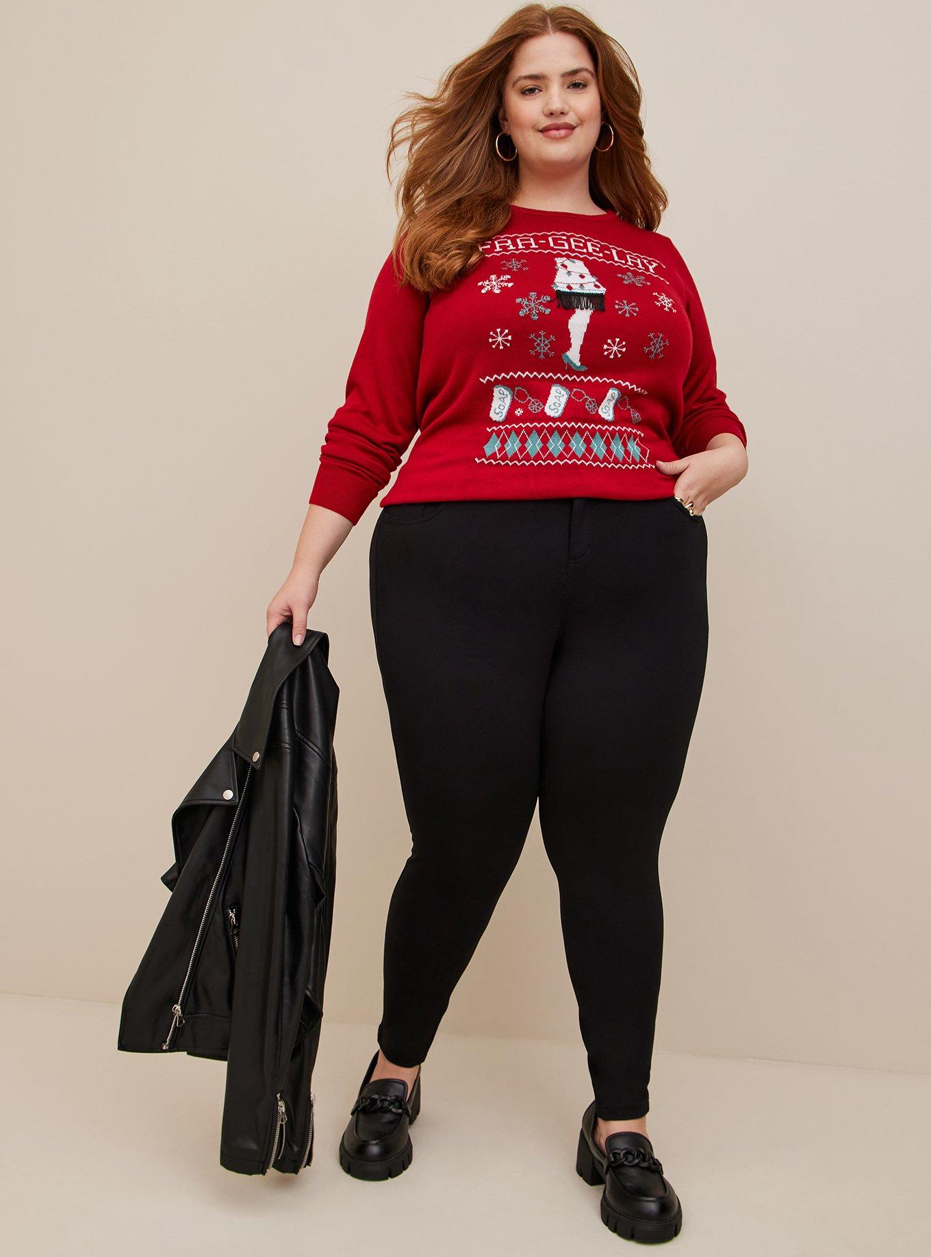 Plus Size - Warner Bros. A Christmas Story Jacquard Pullover Sweater -  Torrid