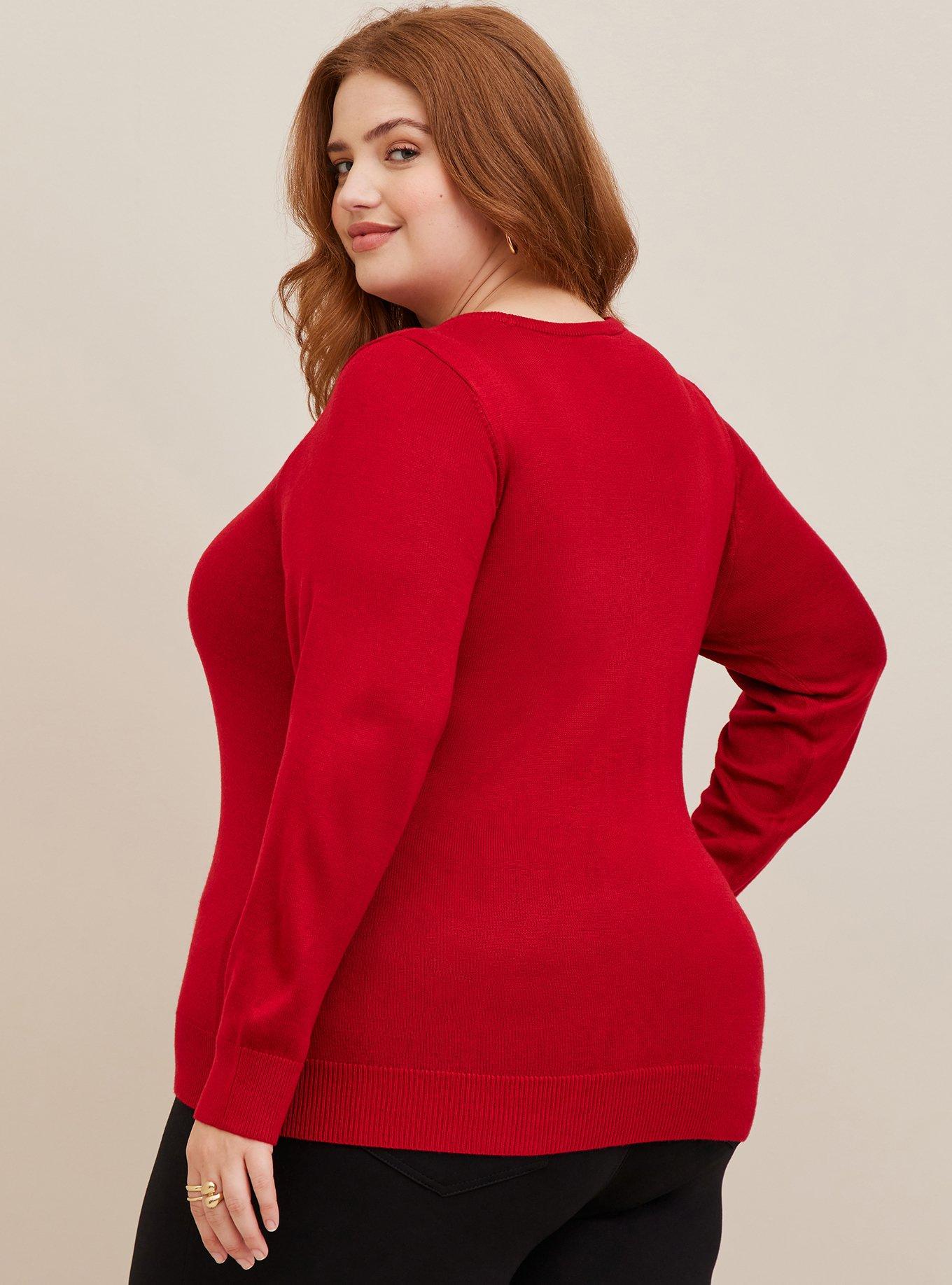 Torrid 2024 red sweater