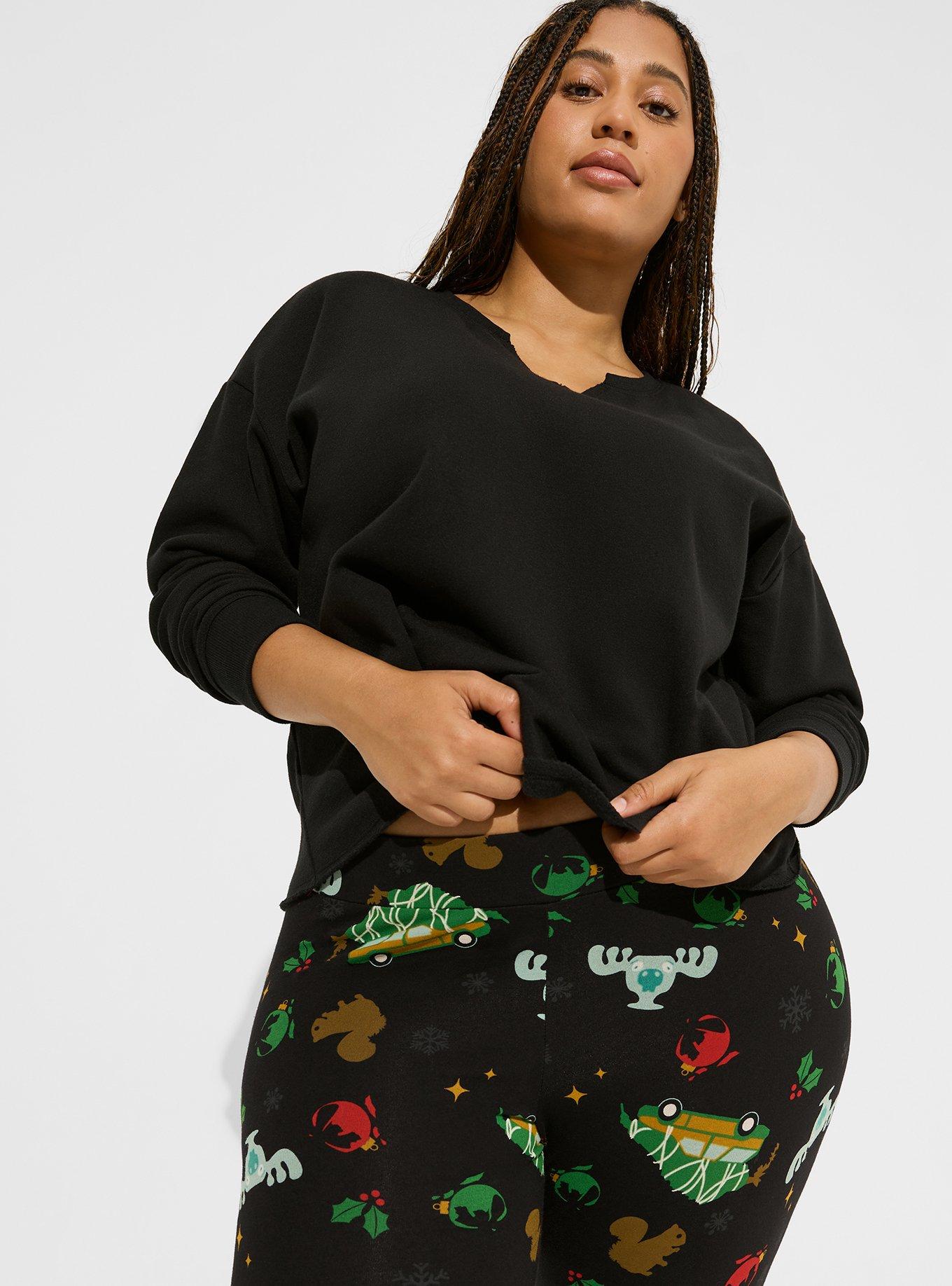 Plus Size - Crop Signature Waist Back Tie Legging - Torrid