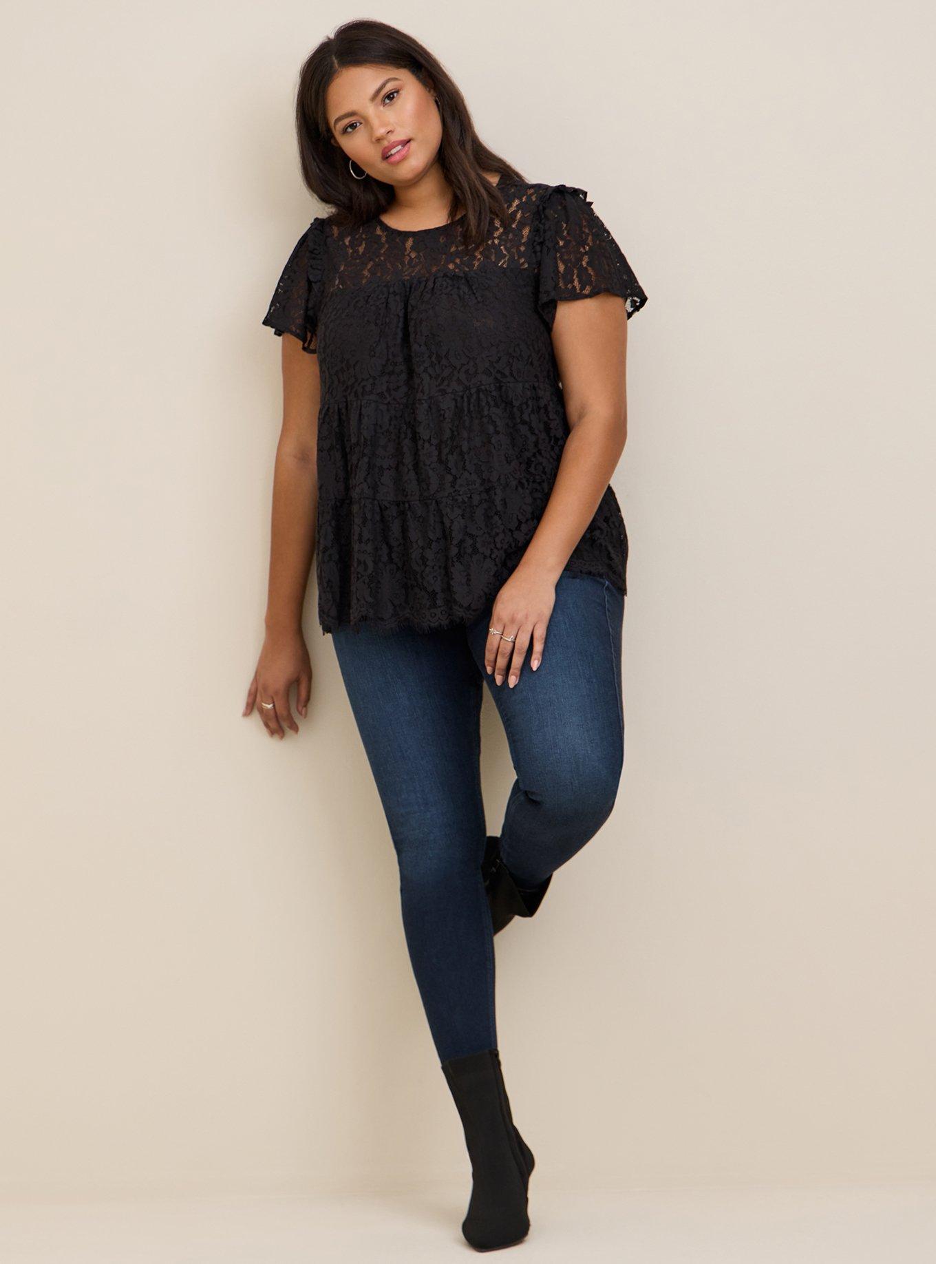 Plus Size - Lace Tiered Top - Torrid
