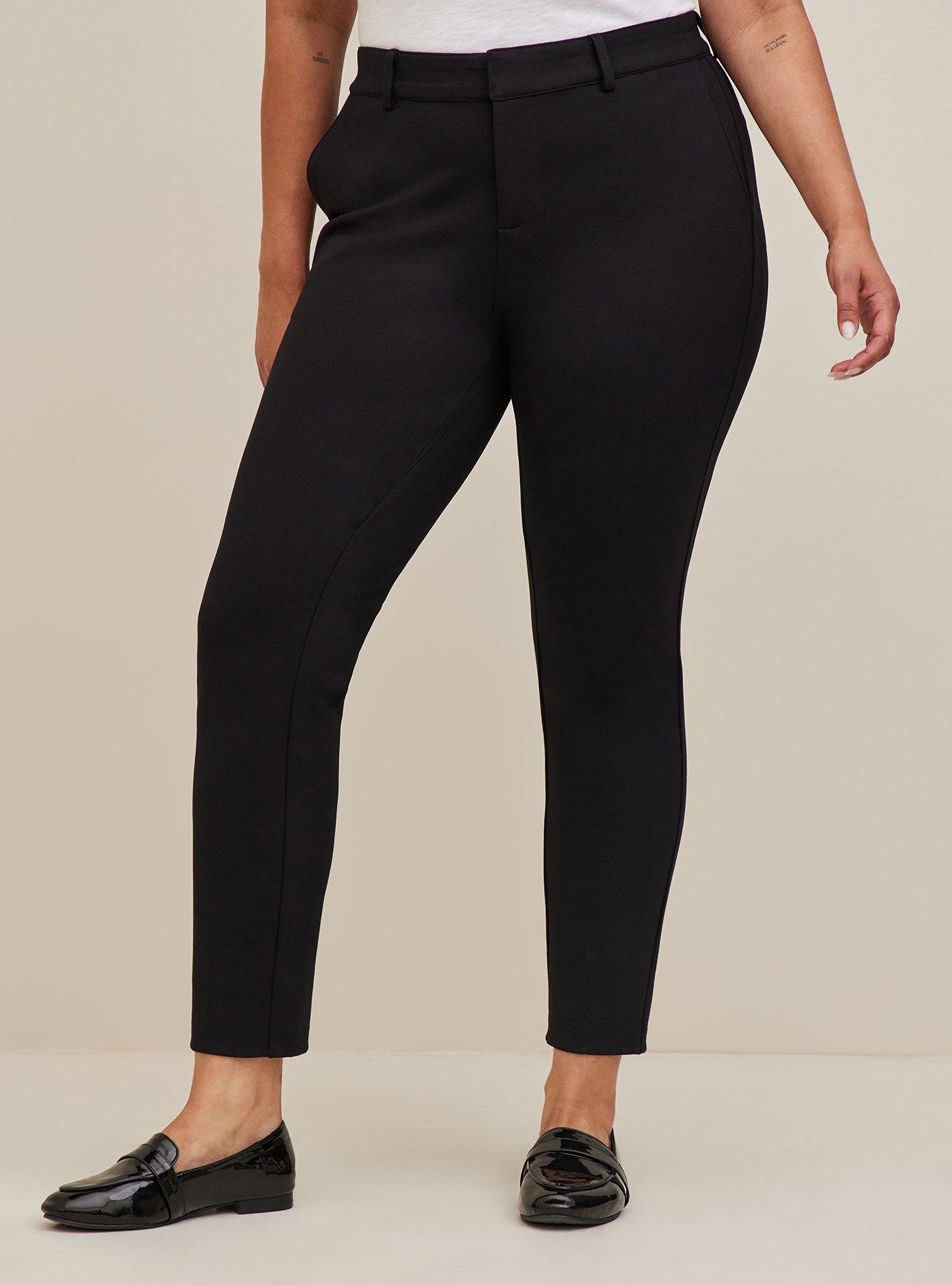 Comfort Flex Waistband Slim Taper Studio Luxe Woven High-Rise Pant