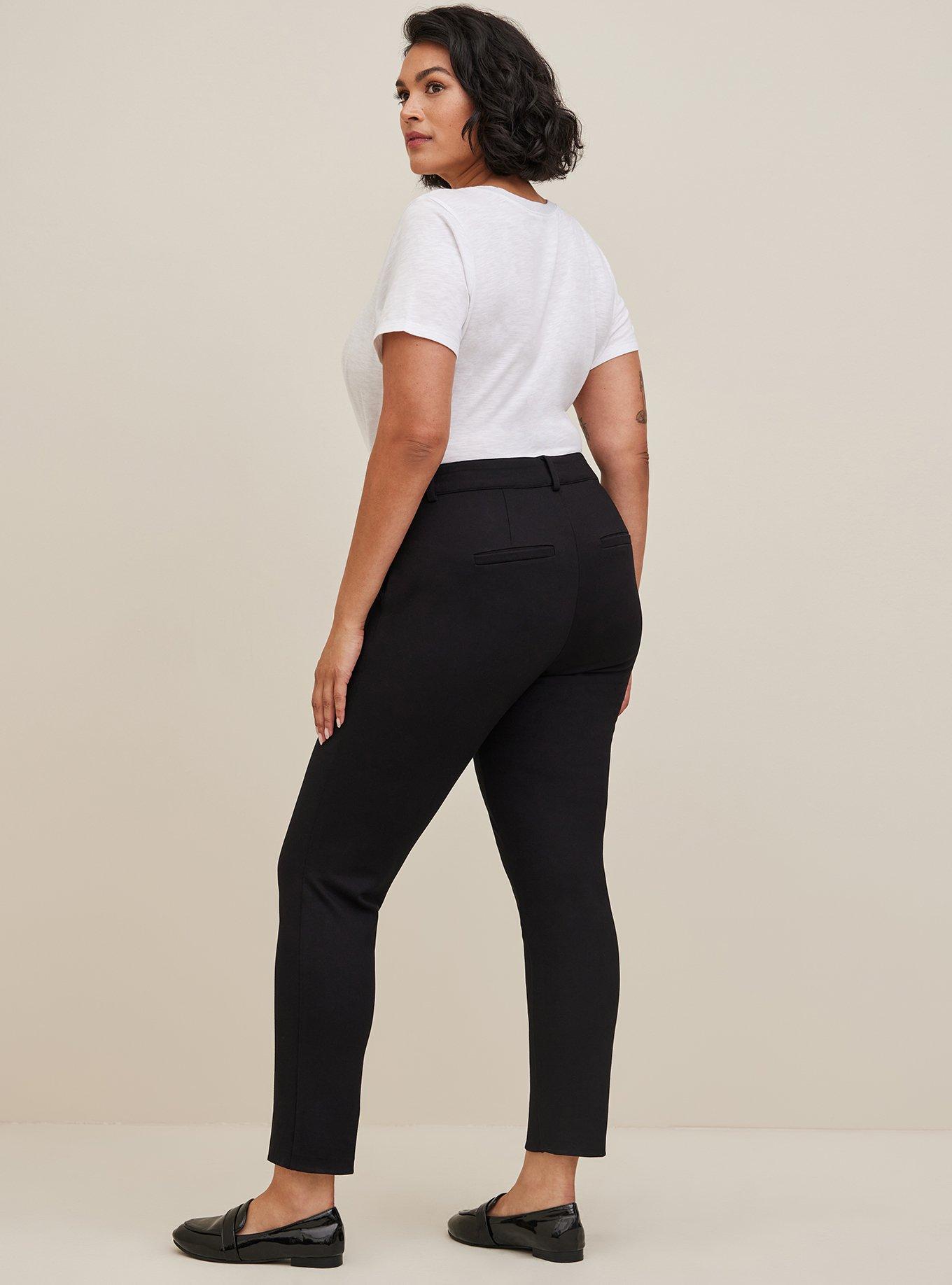 Comfort Flex Waistband Slim Taper Studio Luxe Woven High-Rise Pant