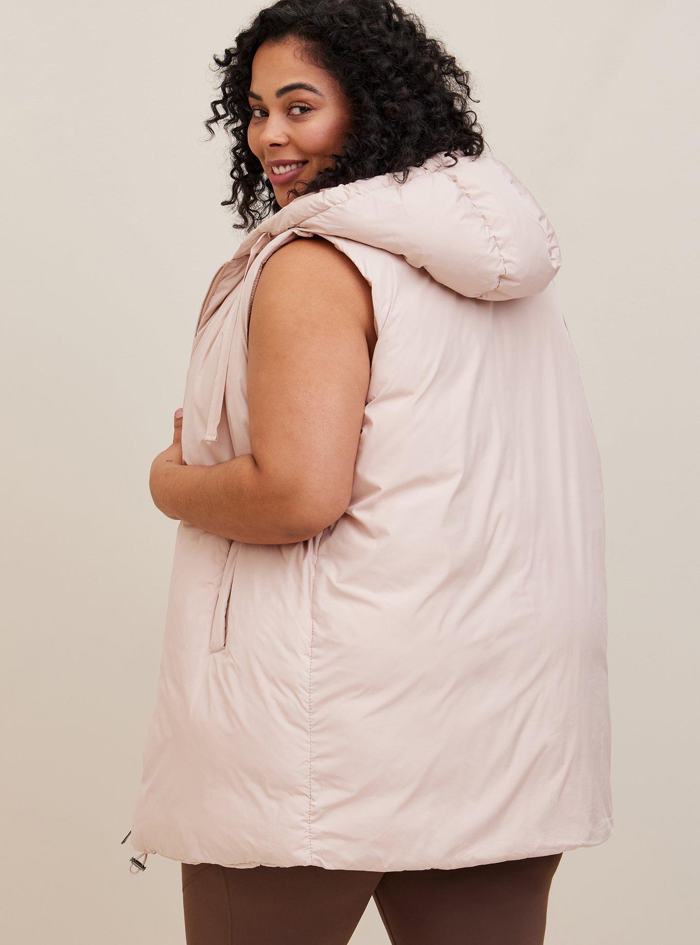 Plus size sale fur vest torrid