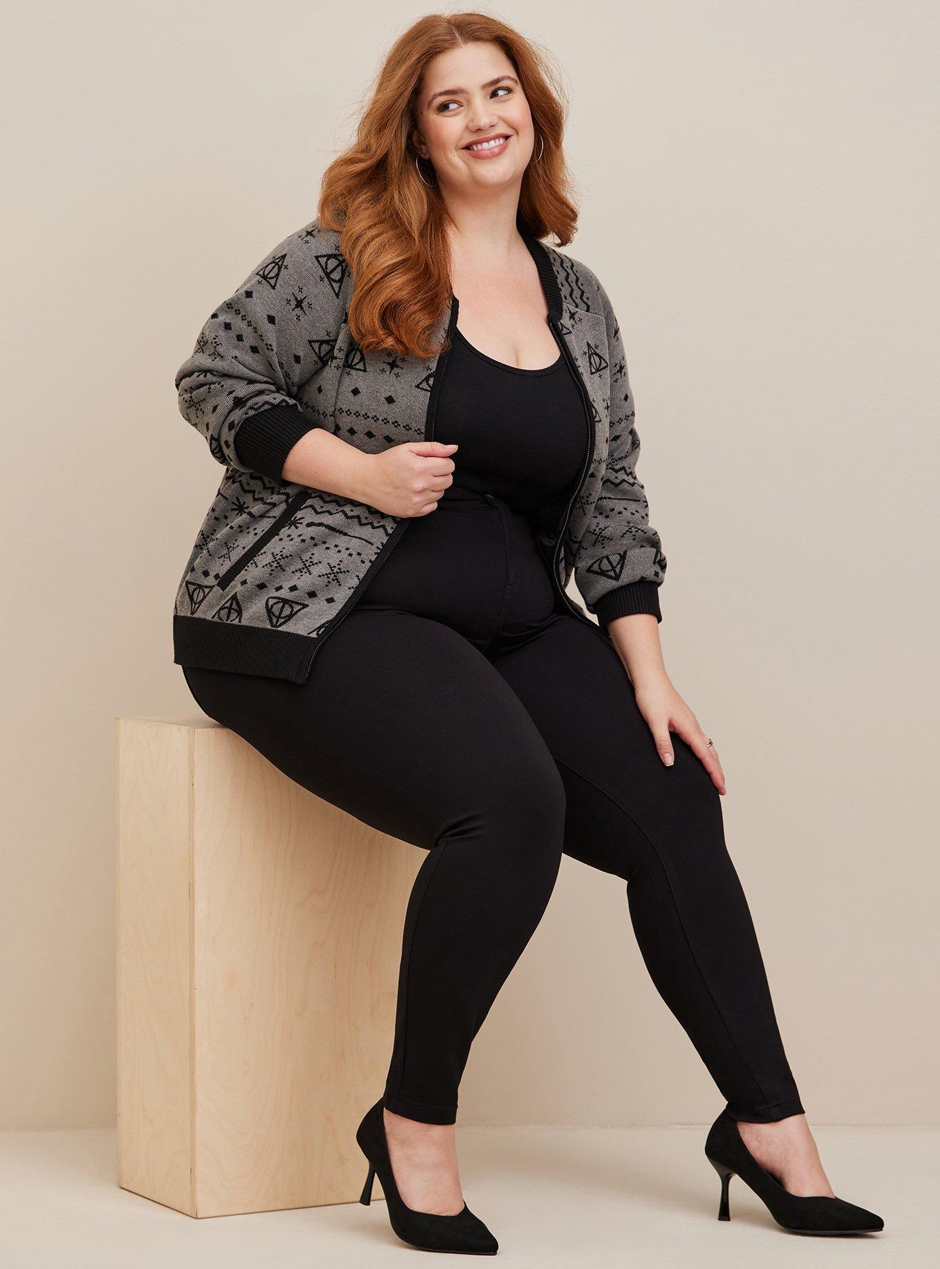 Warner Bros. Harry Potter Bomber Zip Up Sweater, MULTI TIE DYE, alternate