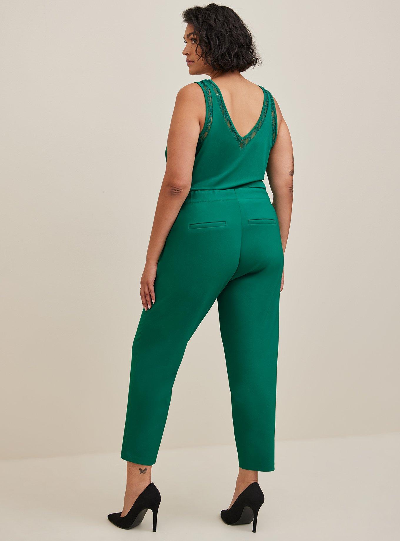 Plus Size - Pull-On Relaxed Taper Studio Refined Crepe High-Rise Pant -  Torrid