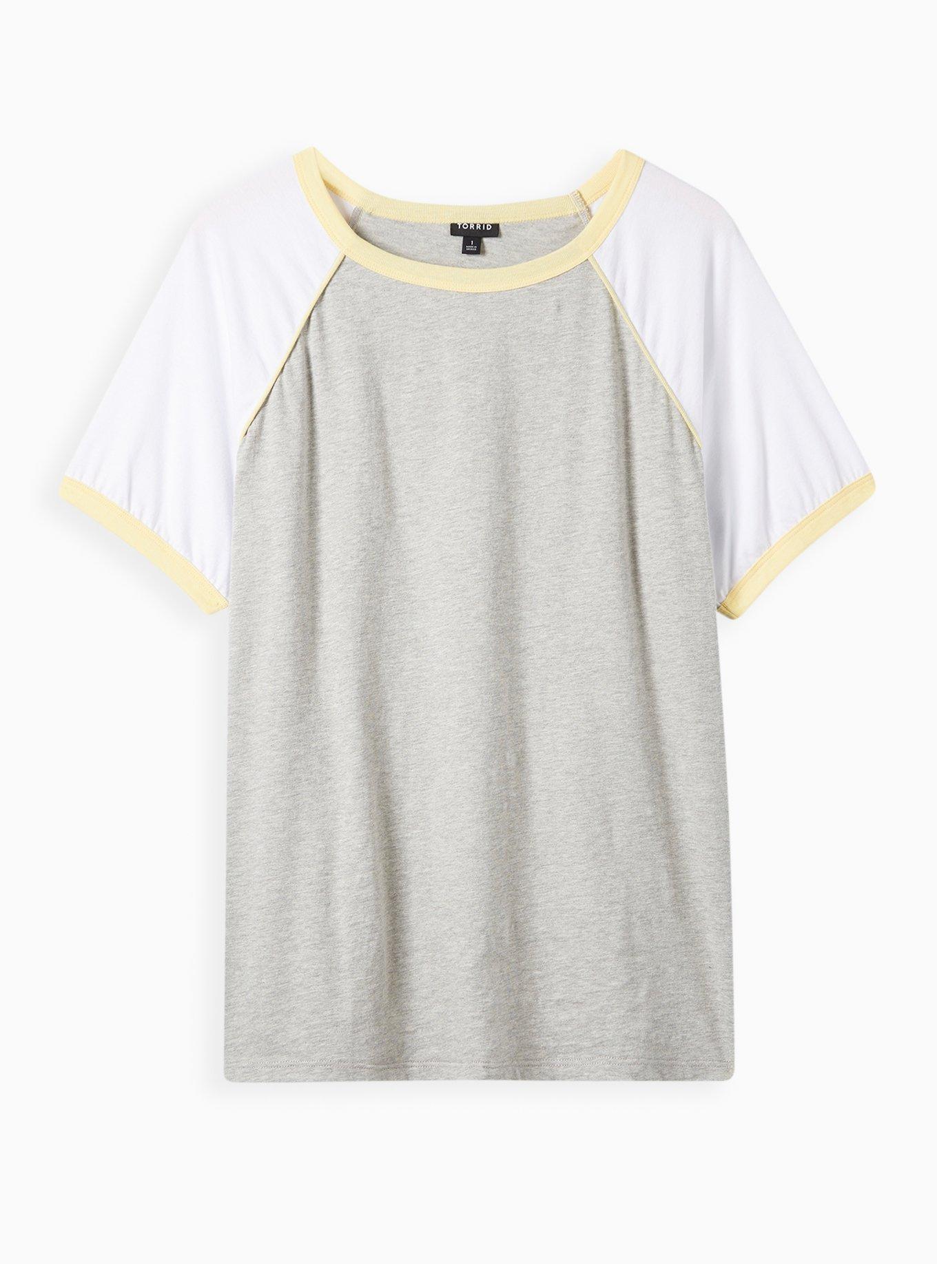 Baseball Tee - Grey, GREY, hi-res