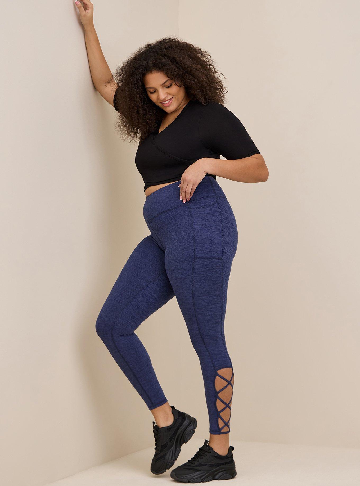 Plus Size - Super Soft Performance Jersey Full Length Active Legging With  Patch Pocket - Torrid