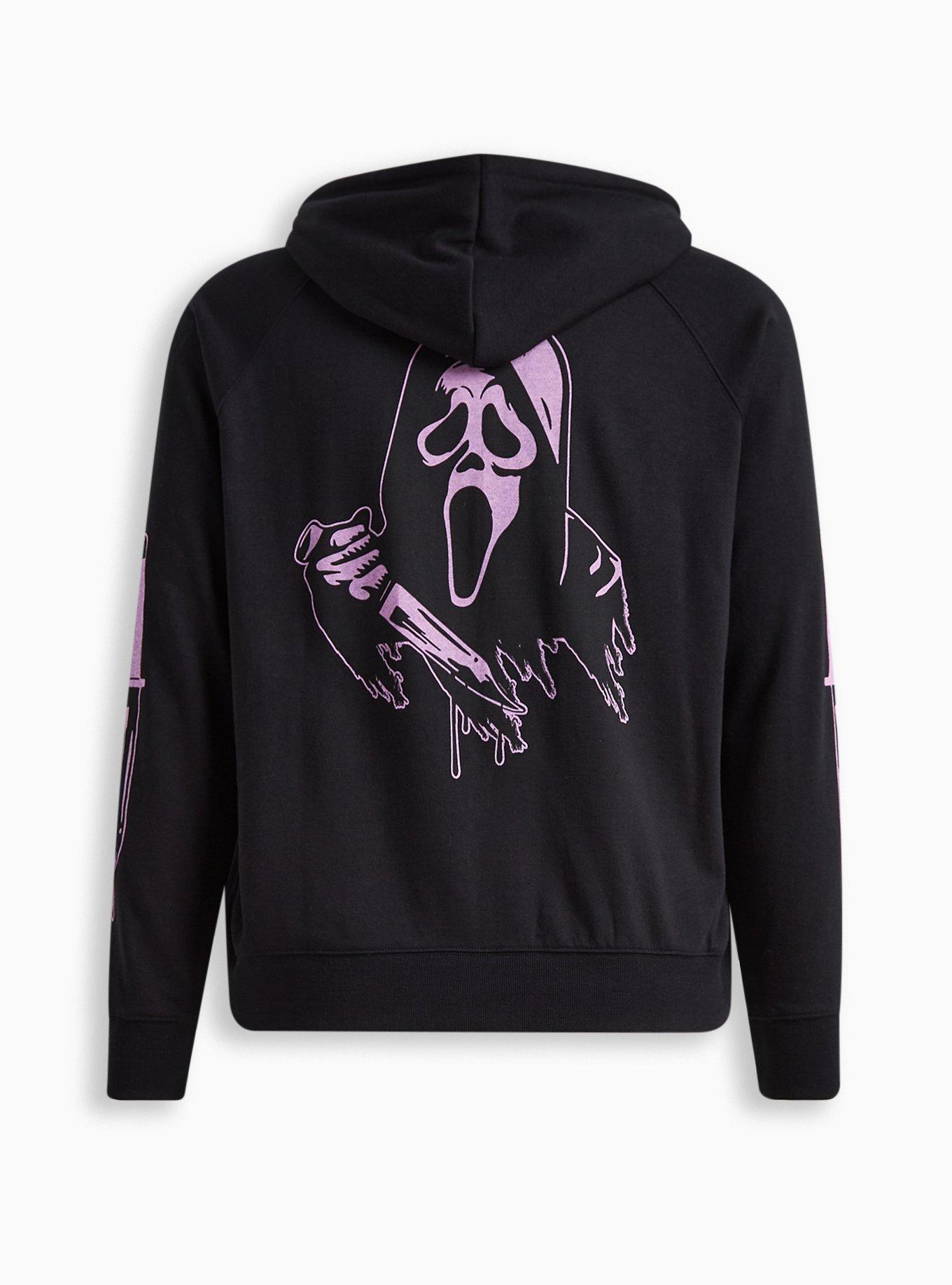 Plus Size Scream Cozy Fleece Zip Hoodie, , hi-res