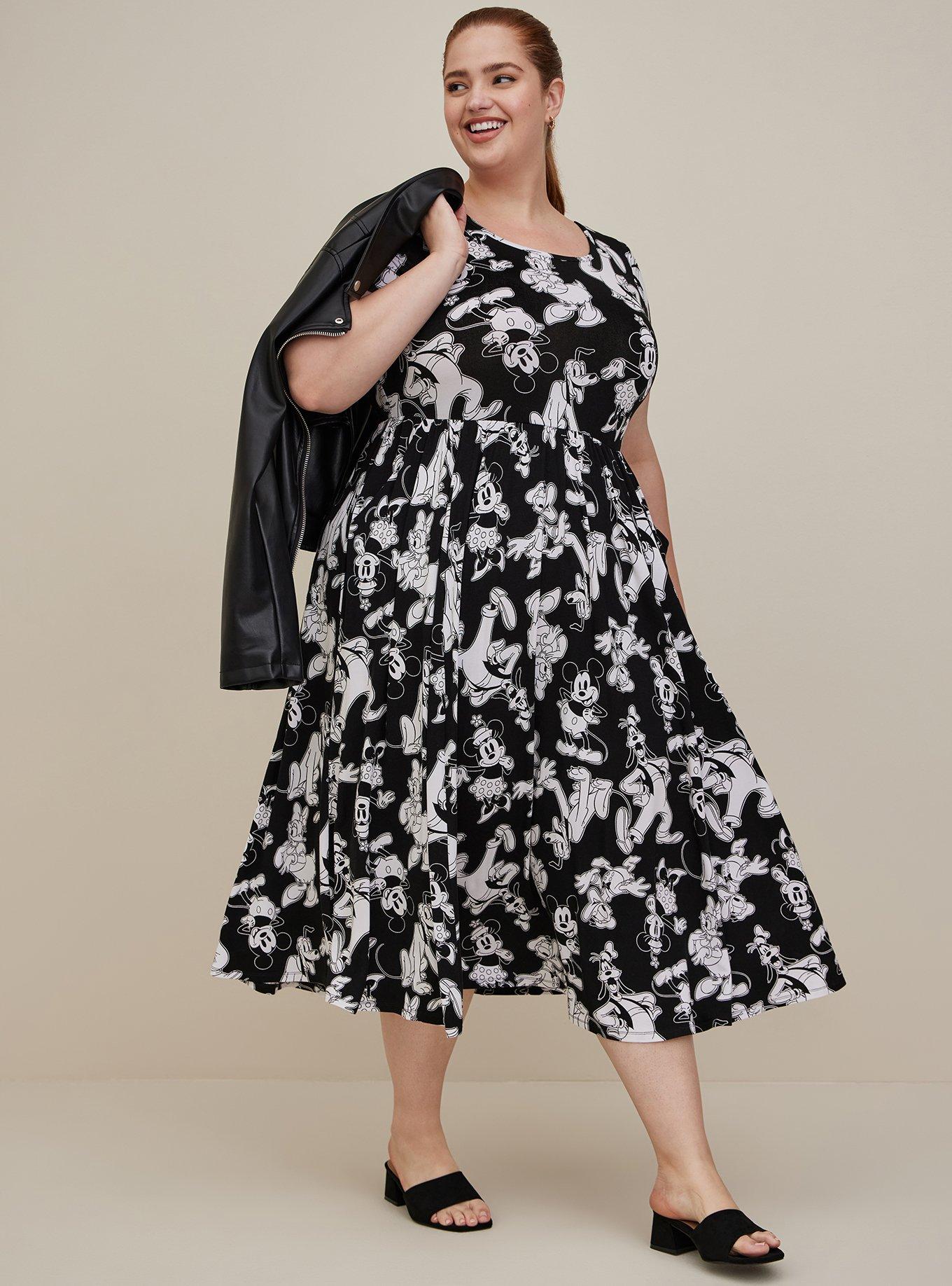 Torrid fit hotsell and flare dress