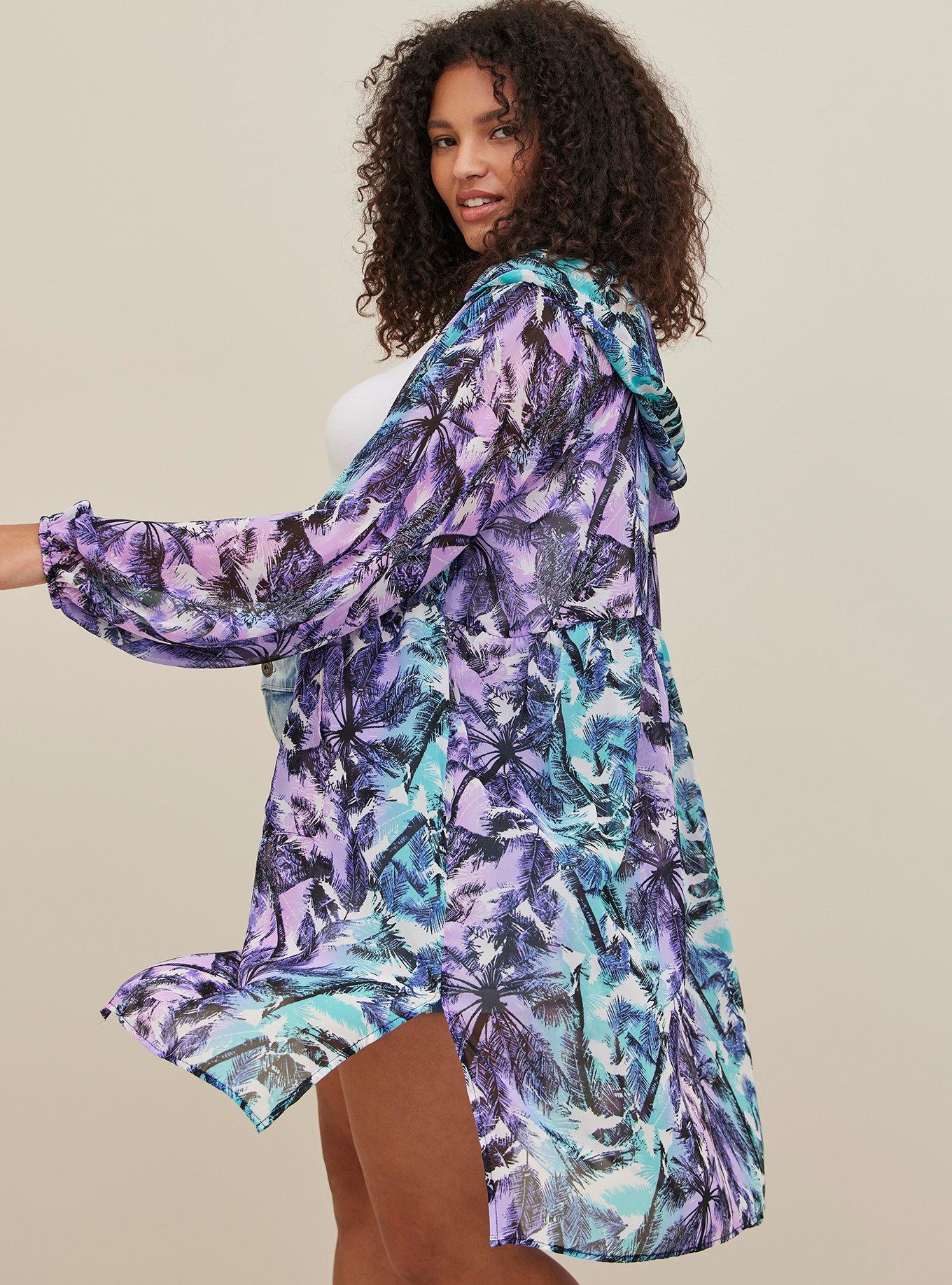 Plus Size Chiffon Midi Sheer Jacket Torrid