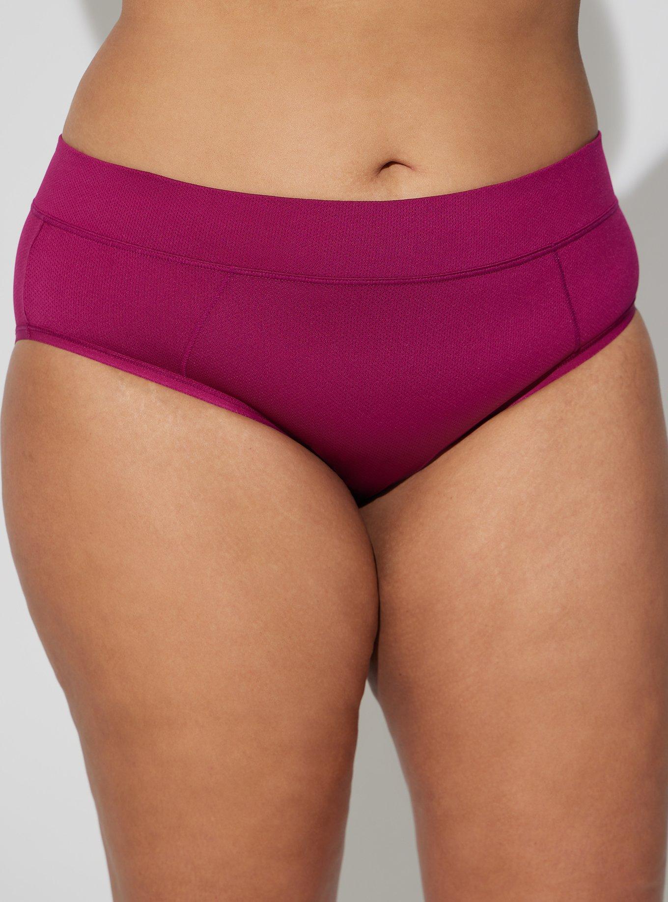 Plus Size - Active Microfiber Mid-Rise Hipster Panty - Torrid