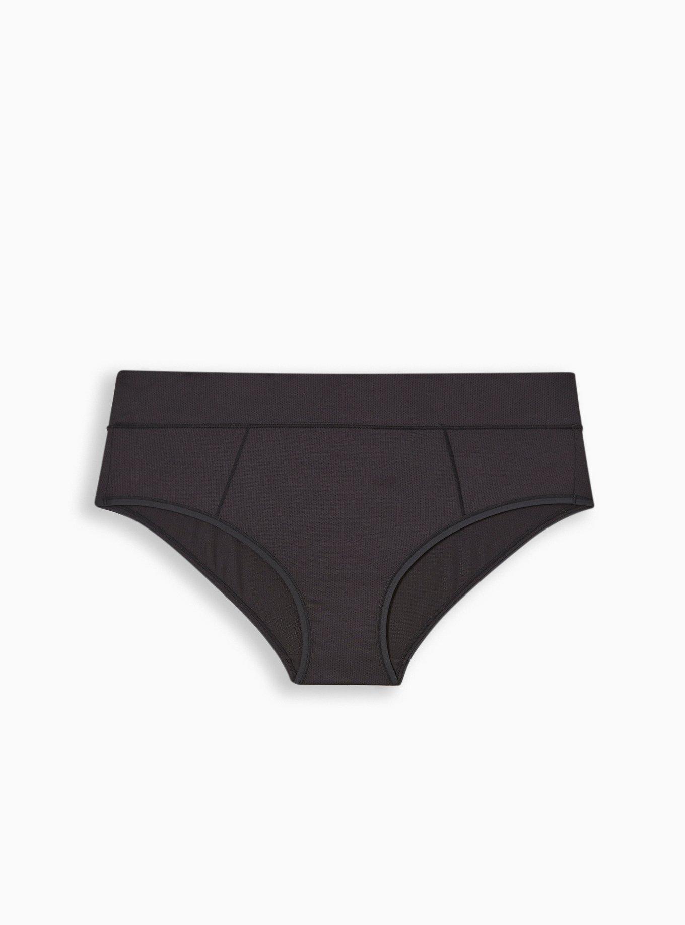 Breathe Mid-Rise Hipster Panty, RICH BLACK, alternate