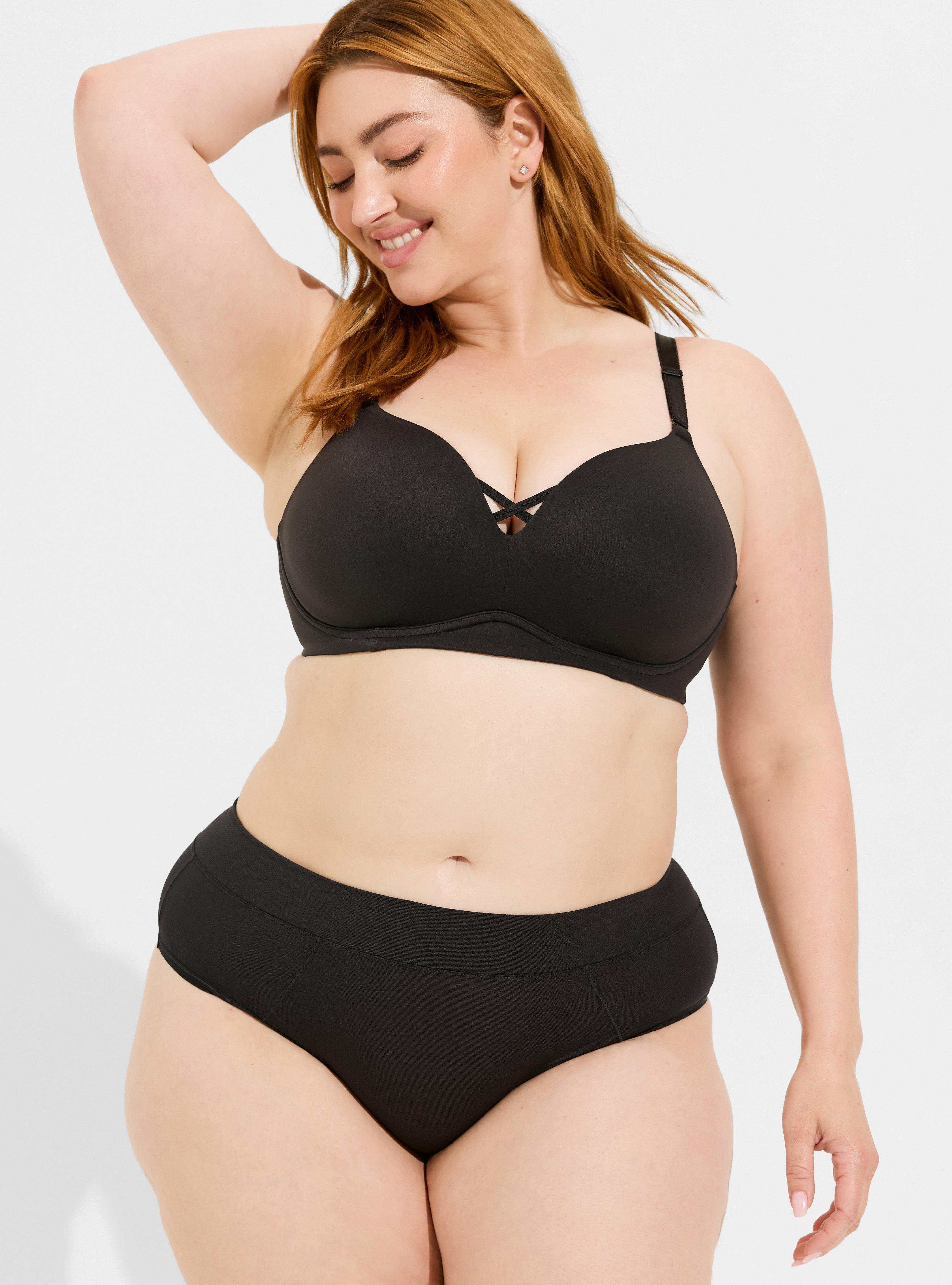 Plus Size - Active Microfiber Mid-Rise Hipster Panty - Torrid